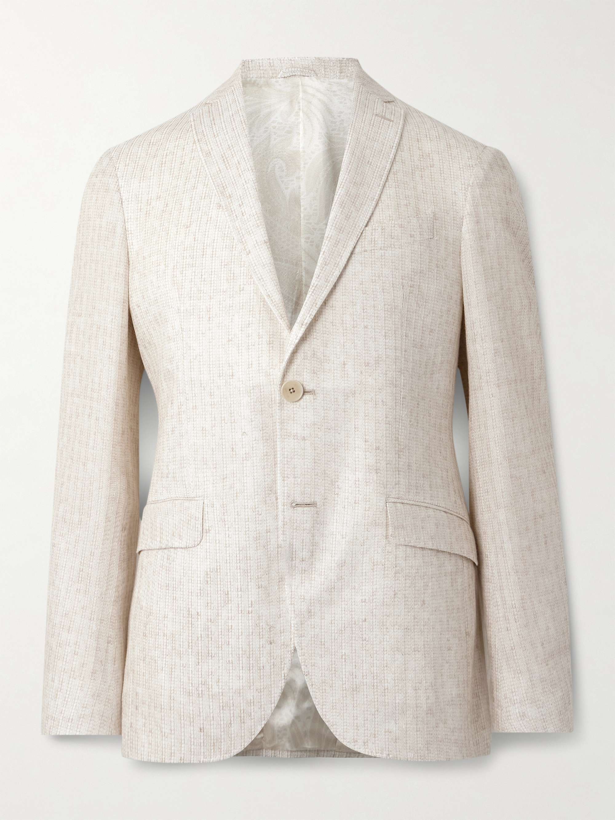 Cotton-Jacquard Suit Jacket view