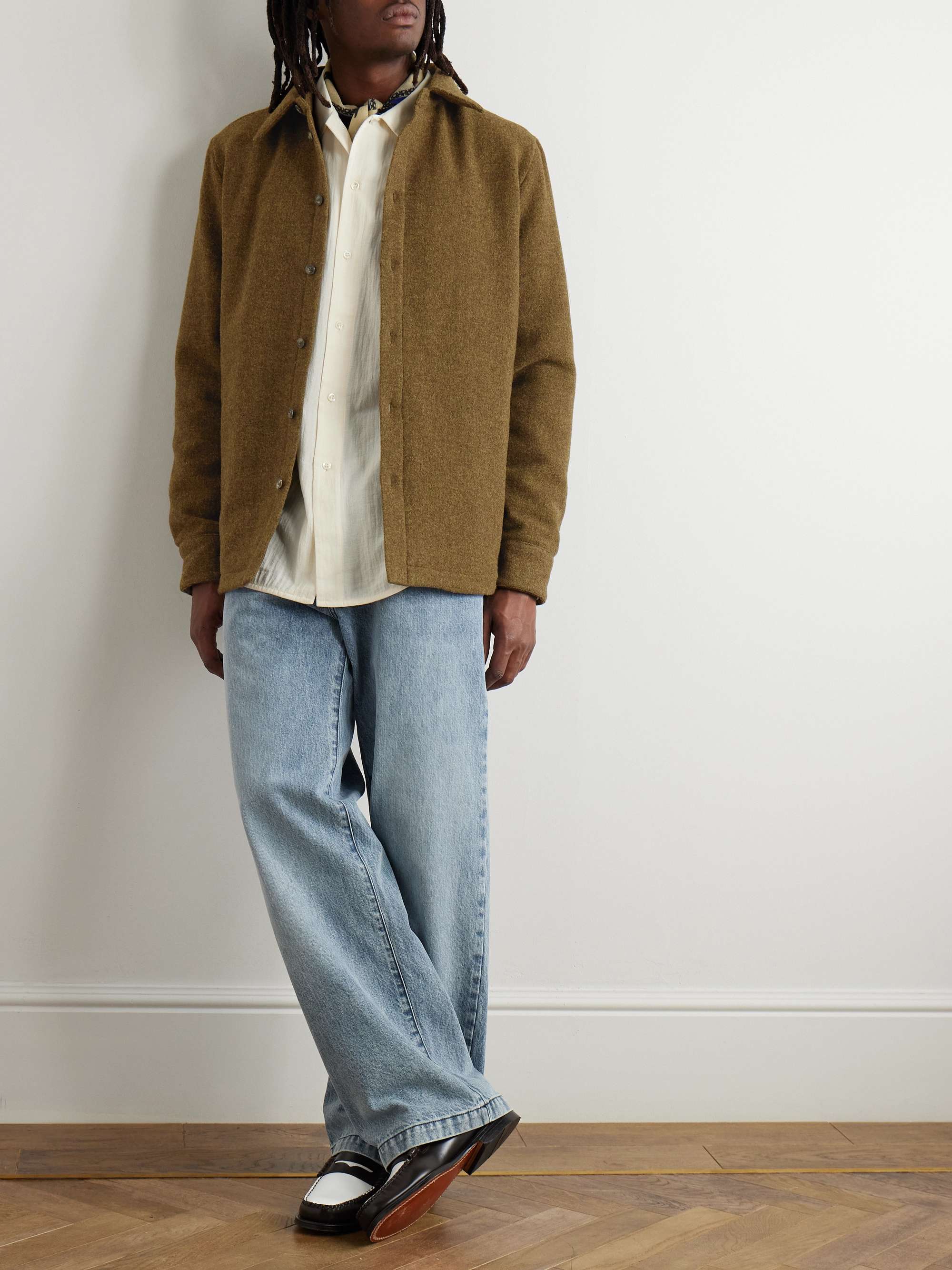 Marani Padded Virgin Wool-Felt Overshirt view