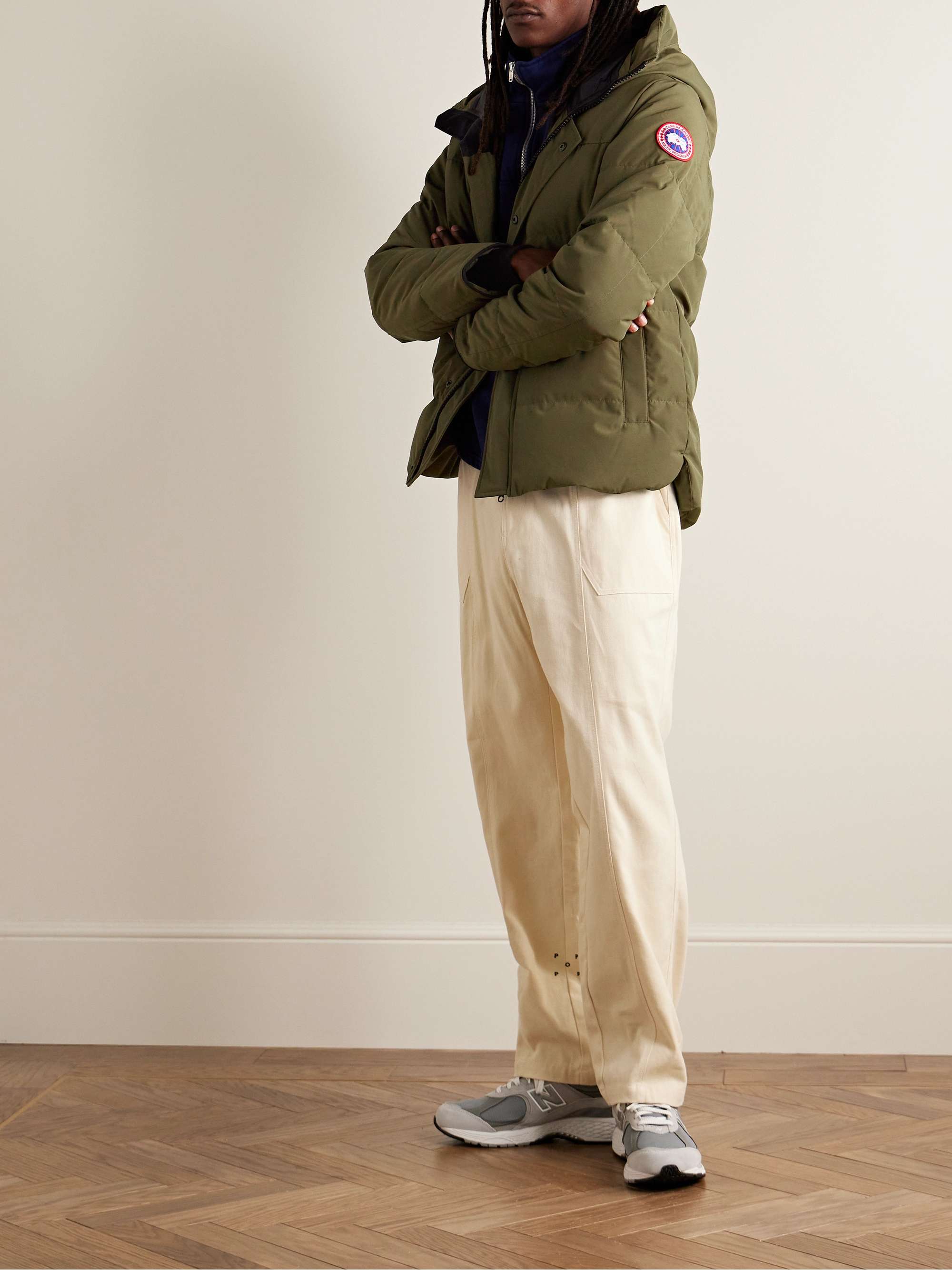 Macmillan Logo-Appliquéd Quilted Shell Hooded Down Parka view