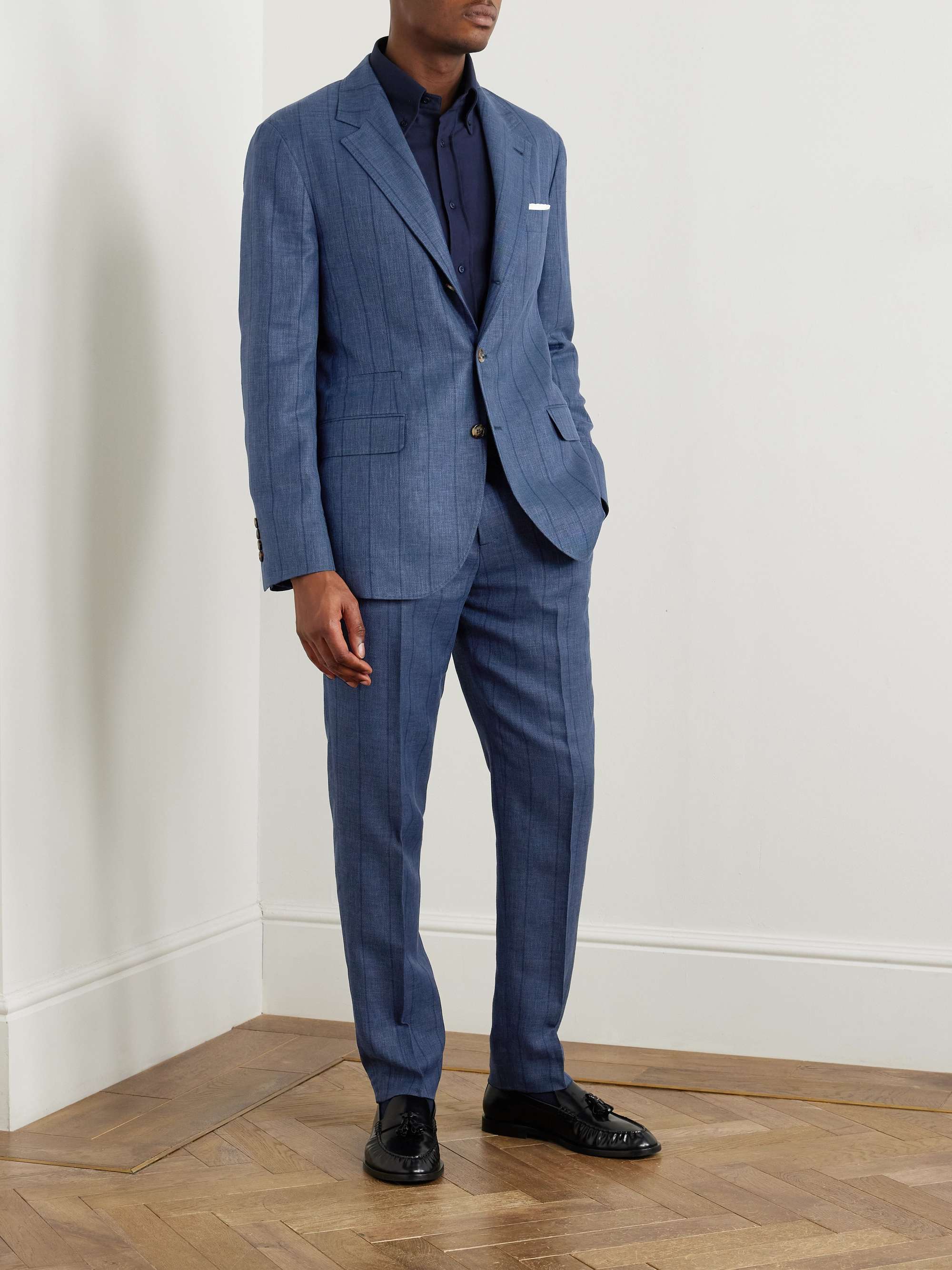 Wool, Linen and Silk-Blend Suit Jacket view