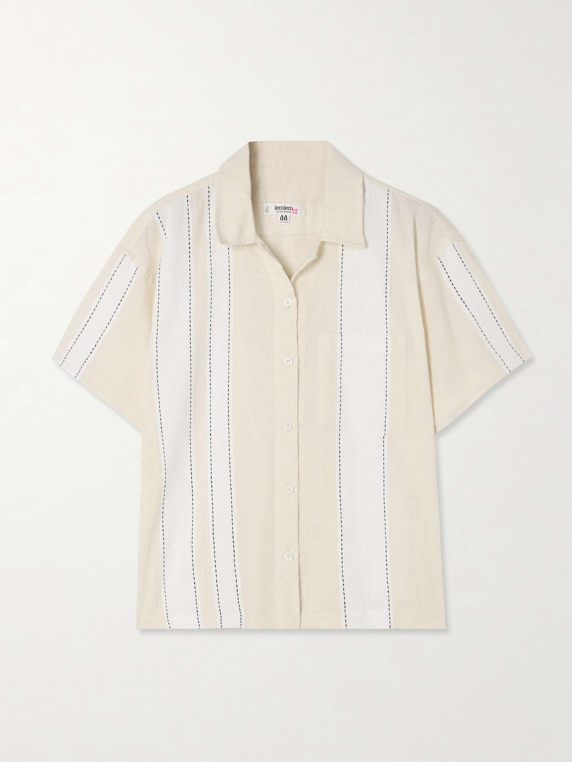 Tuuli Cabana striped cotton-blend shirt view