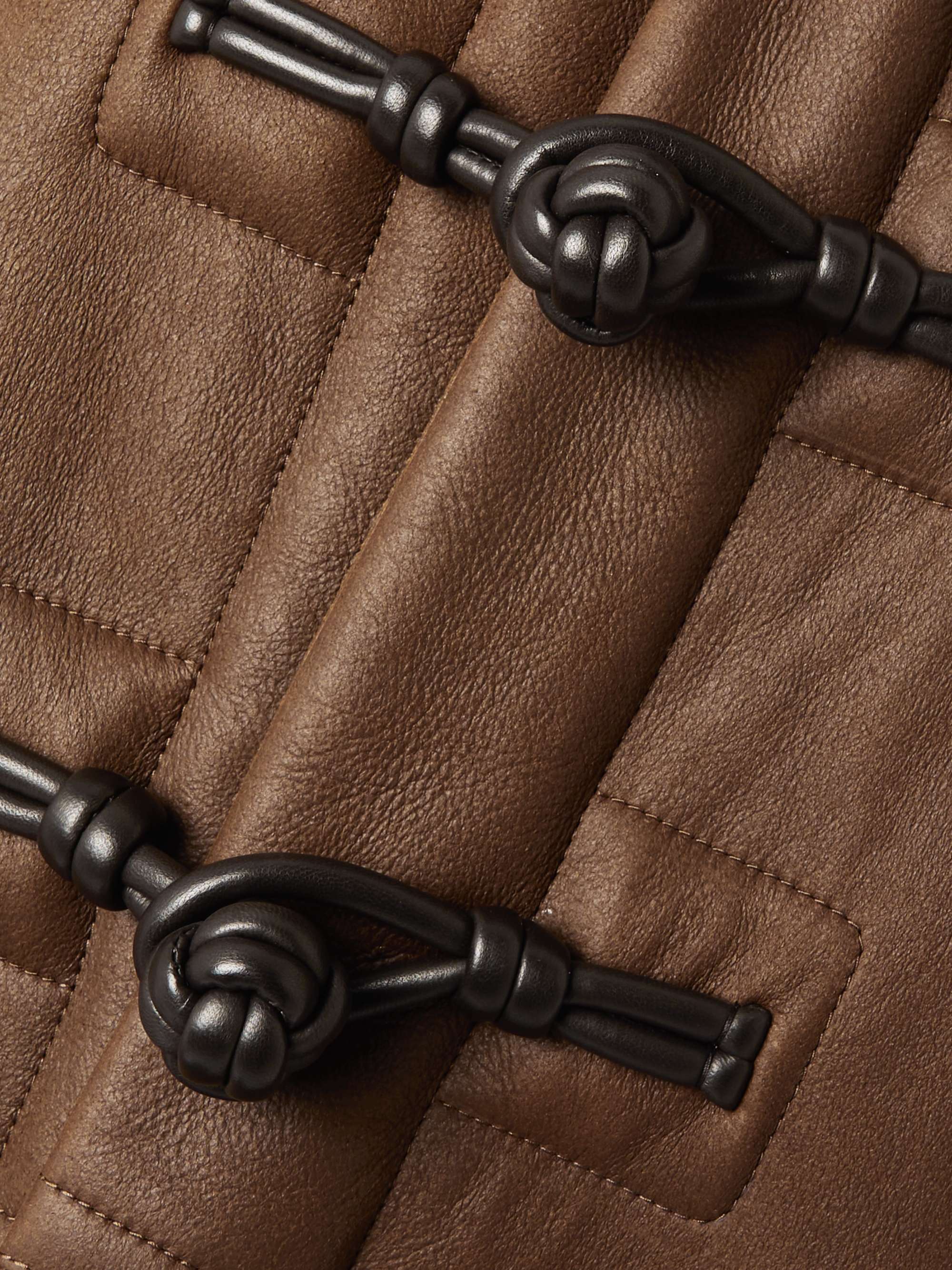 Auckland hooded shearling jacket view