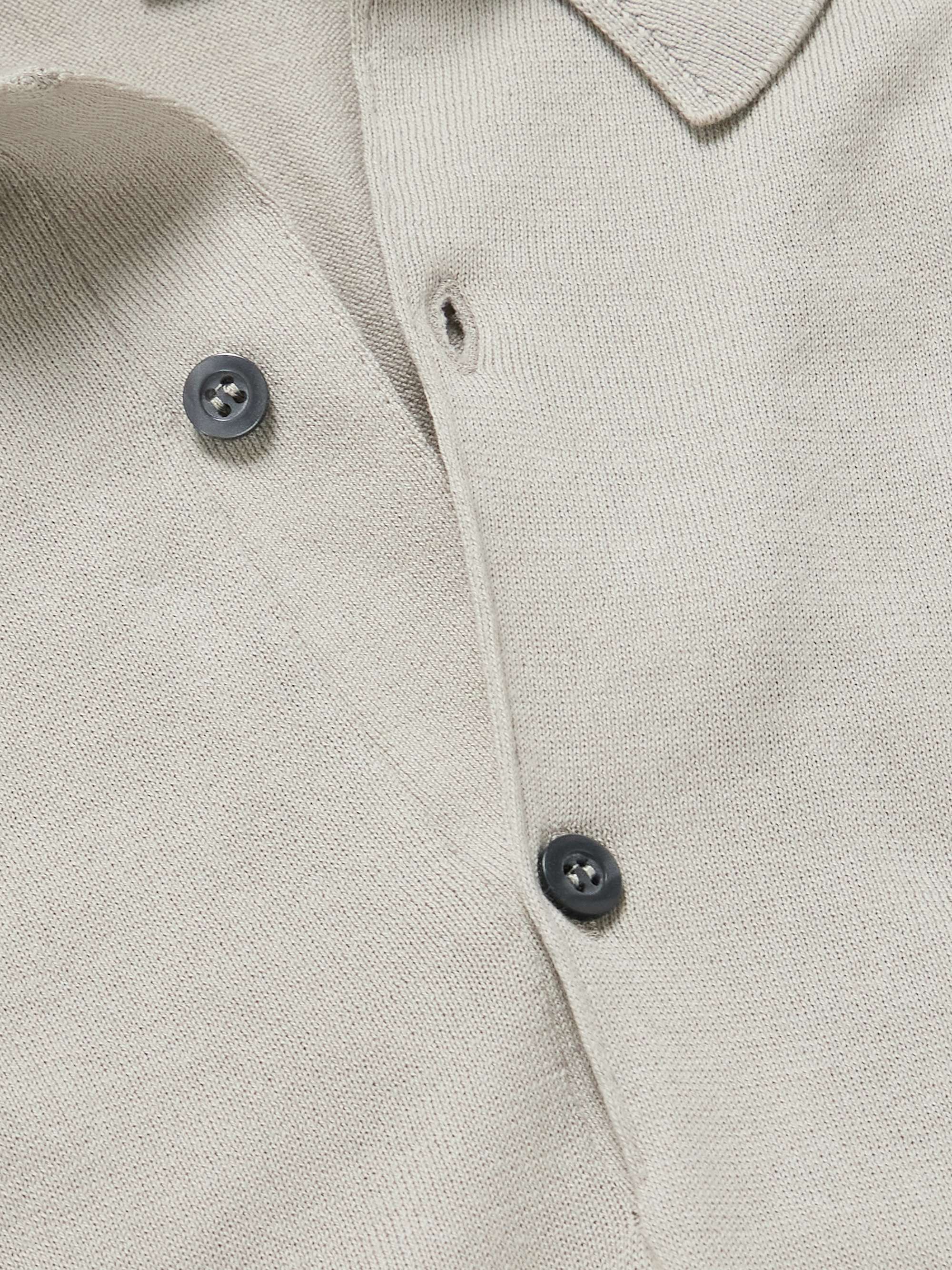 Bradwell Slim-Fit Sea Island Cotton Polo Shirt view