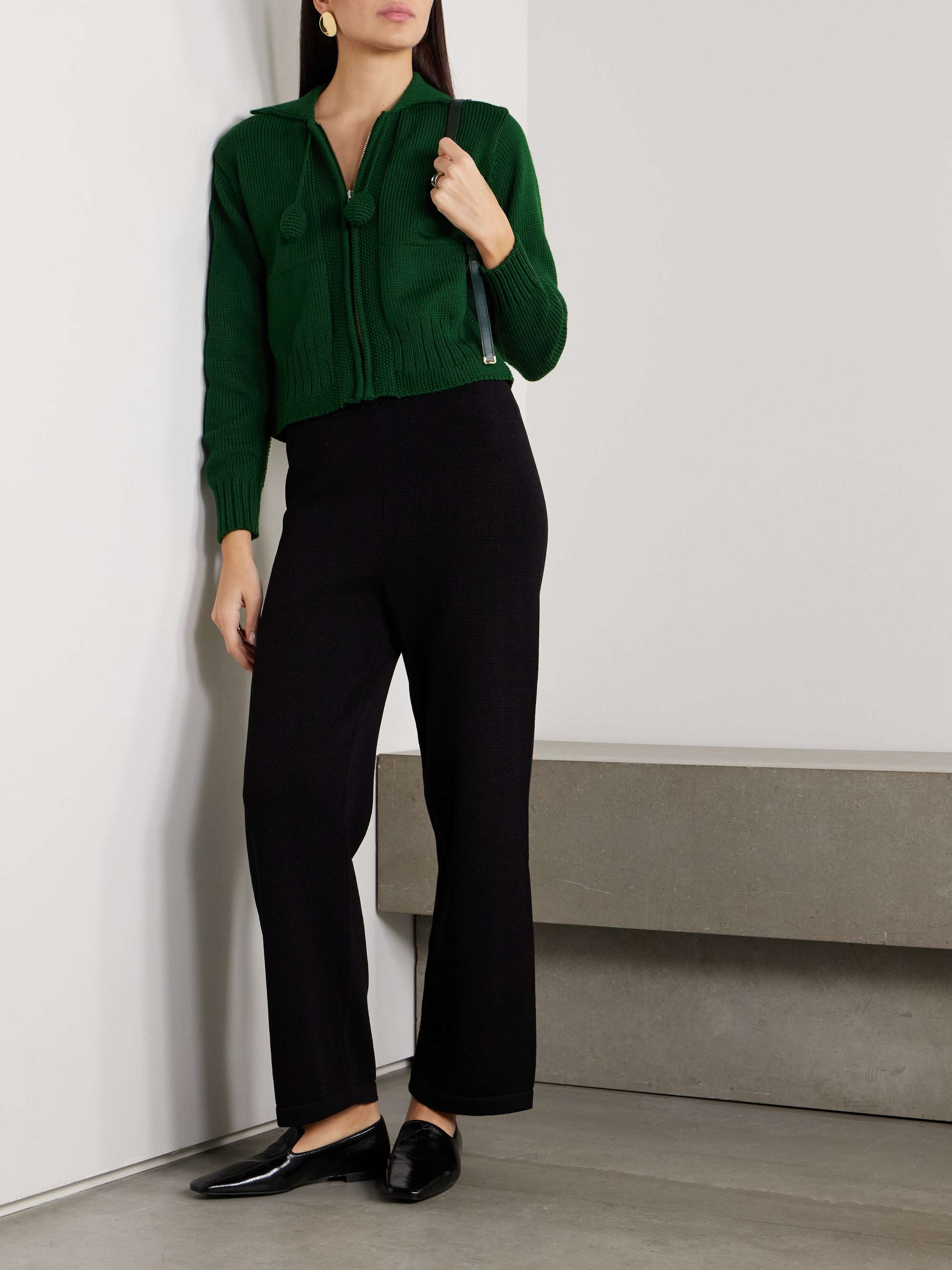 Marion merino wool cardigan view
