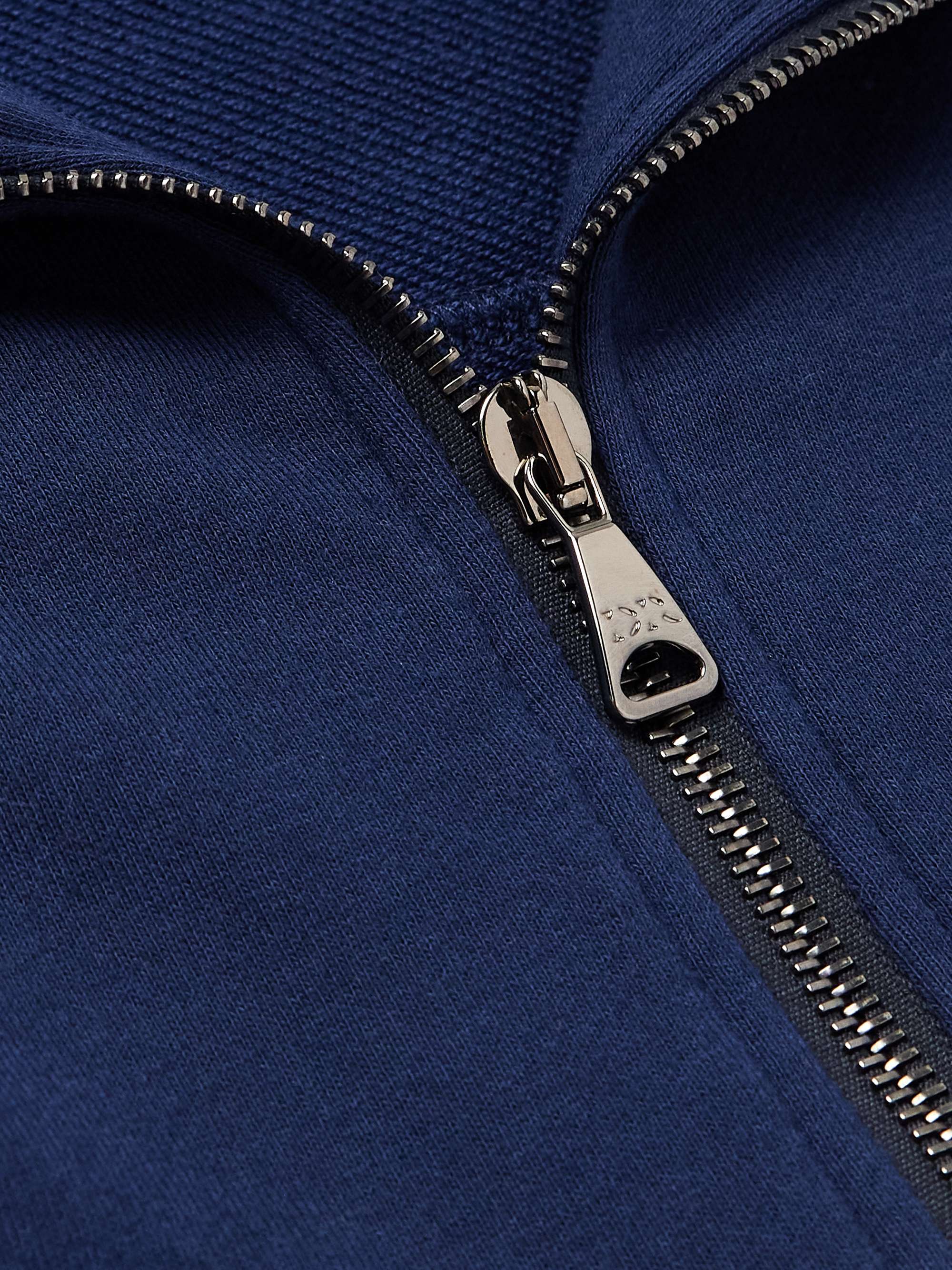 Quinn Cotton and Modal-Blend Jersey Half-Zip Sweatshirt view