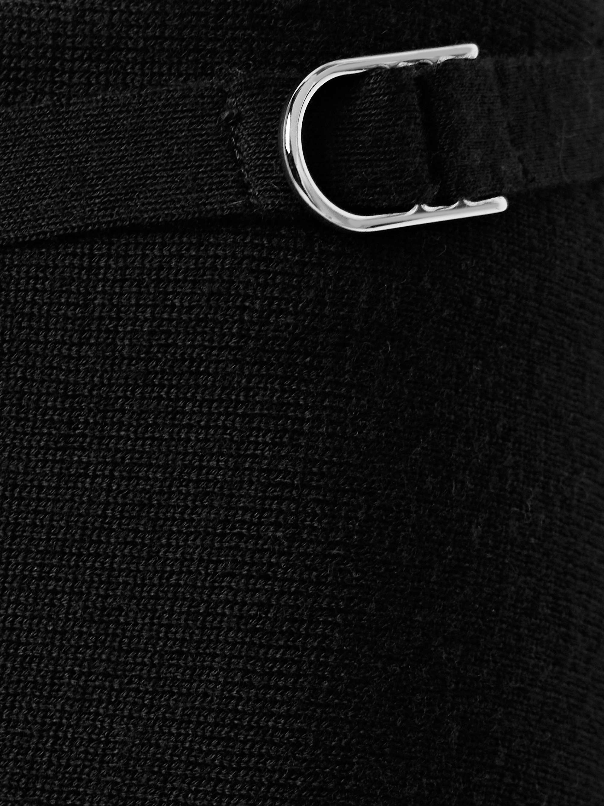 Ayala embellished wool and cashmere-blend flared pants view