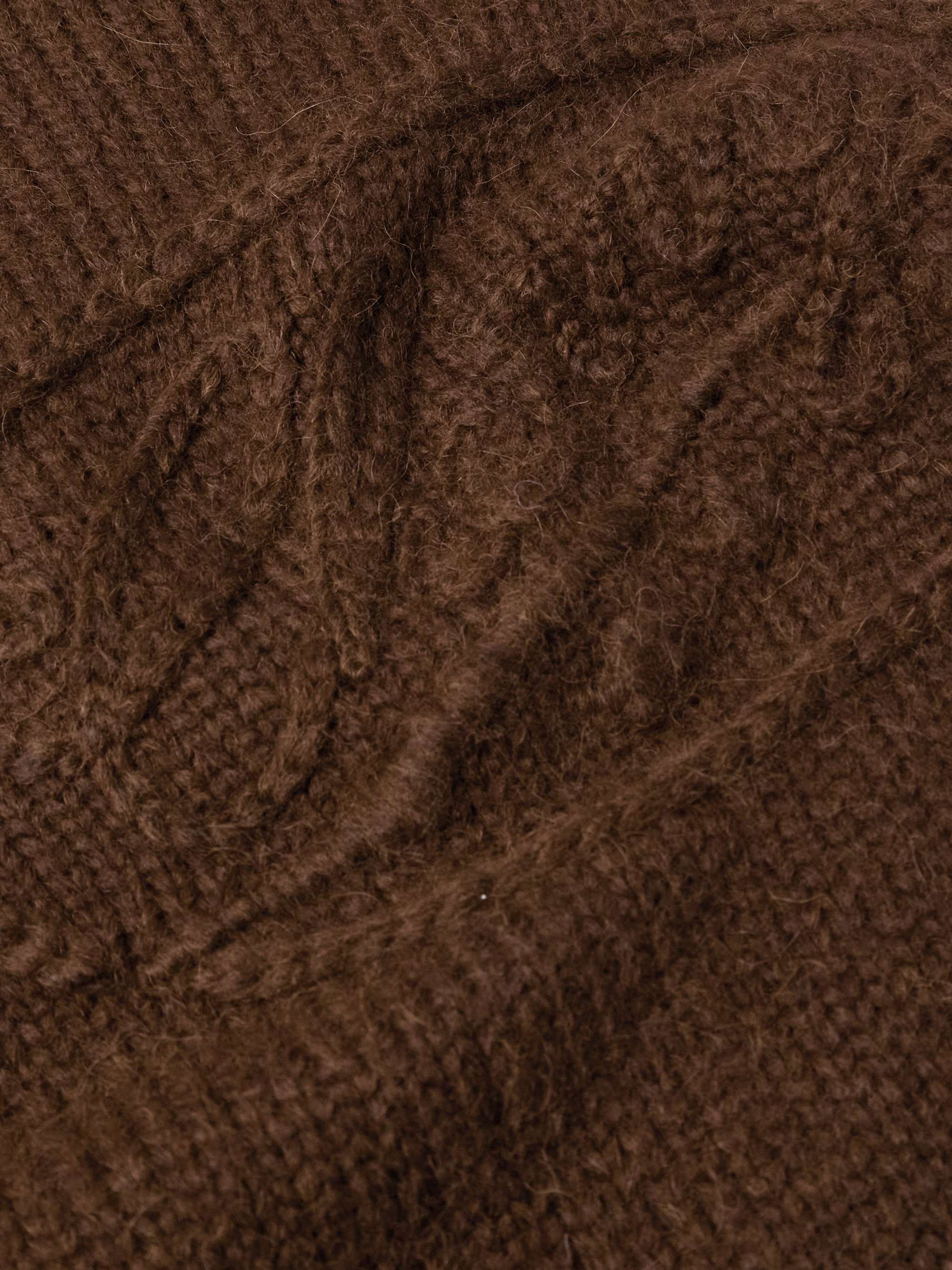 Logo-Embroidered Baby Alpaca and Wool-Blend Hoodie view