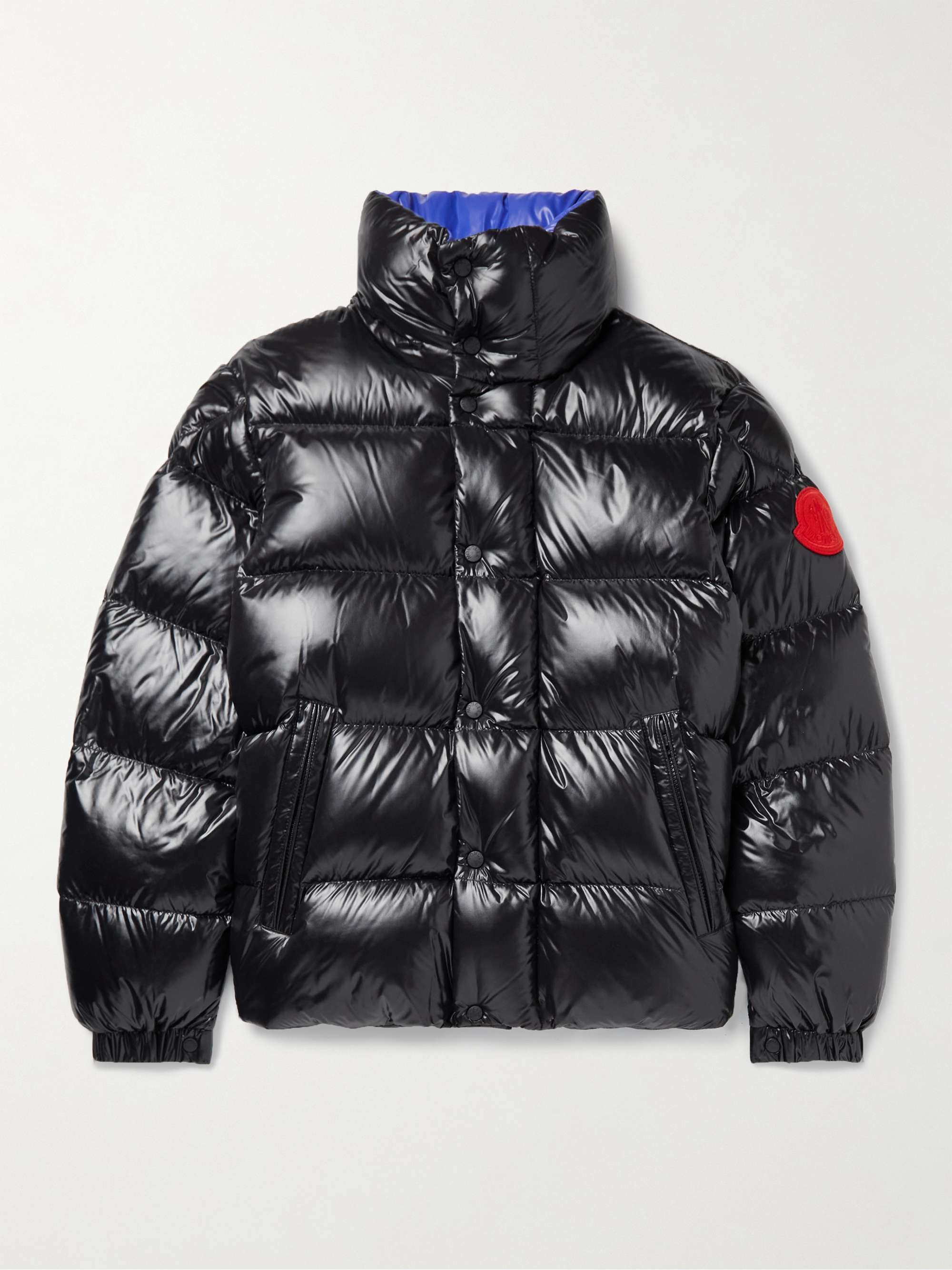 2 Moncler 1952 Dervo Logo-Appliquéd Quilted Glossed-Shell Down Jacket view