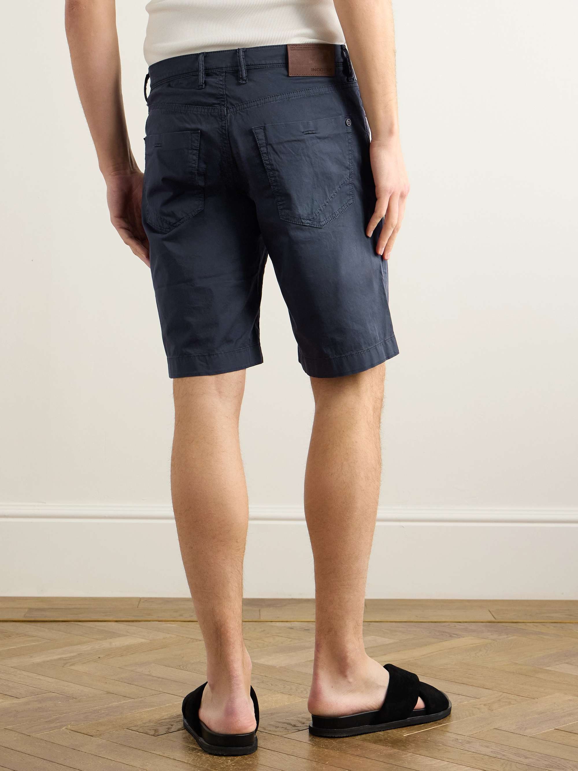 Division Straight-Leg Cotton-Blend Shorts view