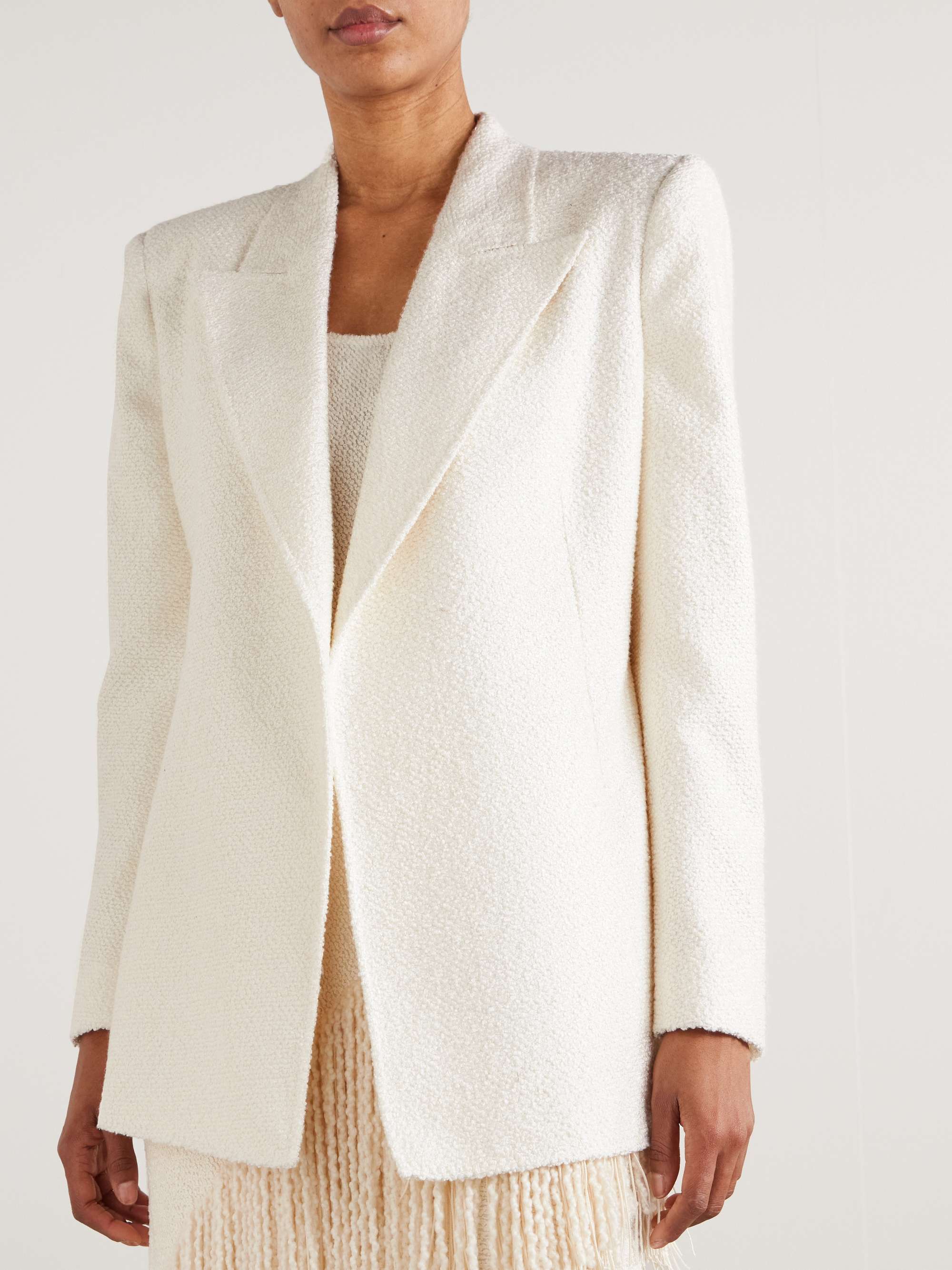 Mairi silk-bouclé blazer view