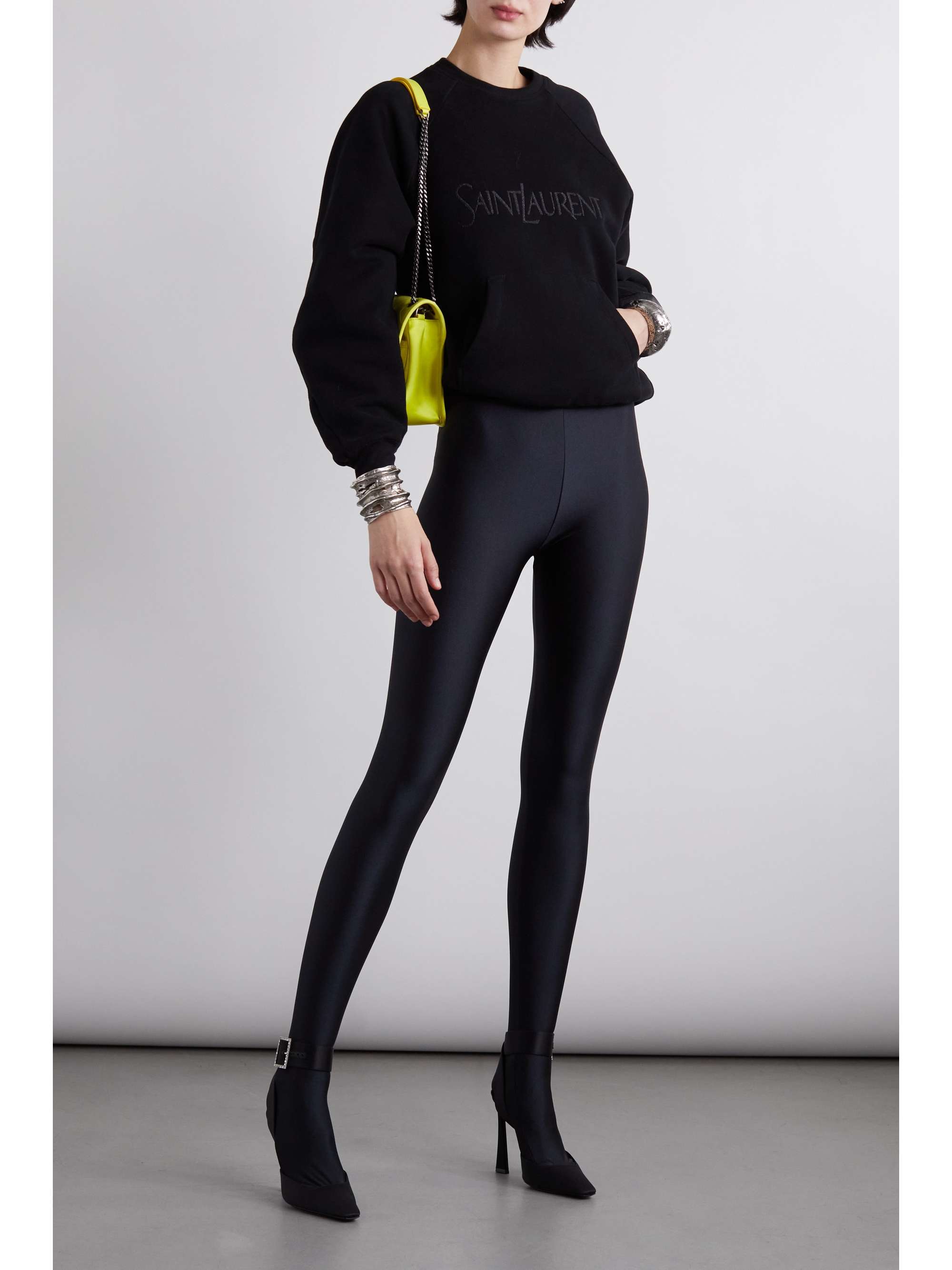 Embroidered cotton-jersey sweatshirt view