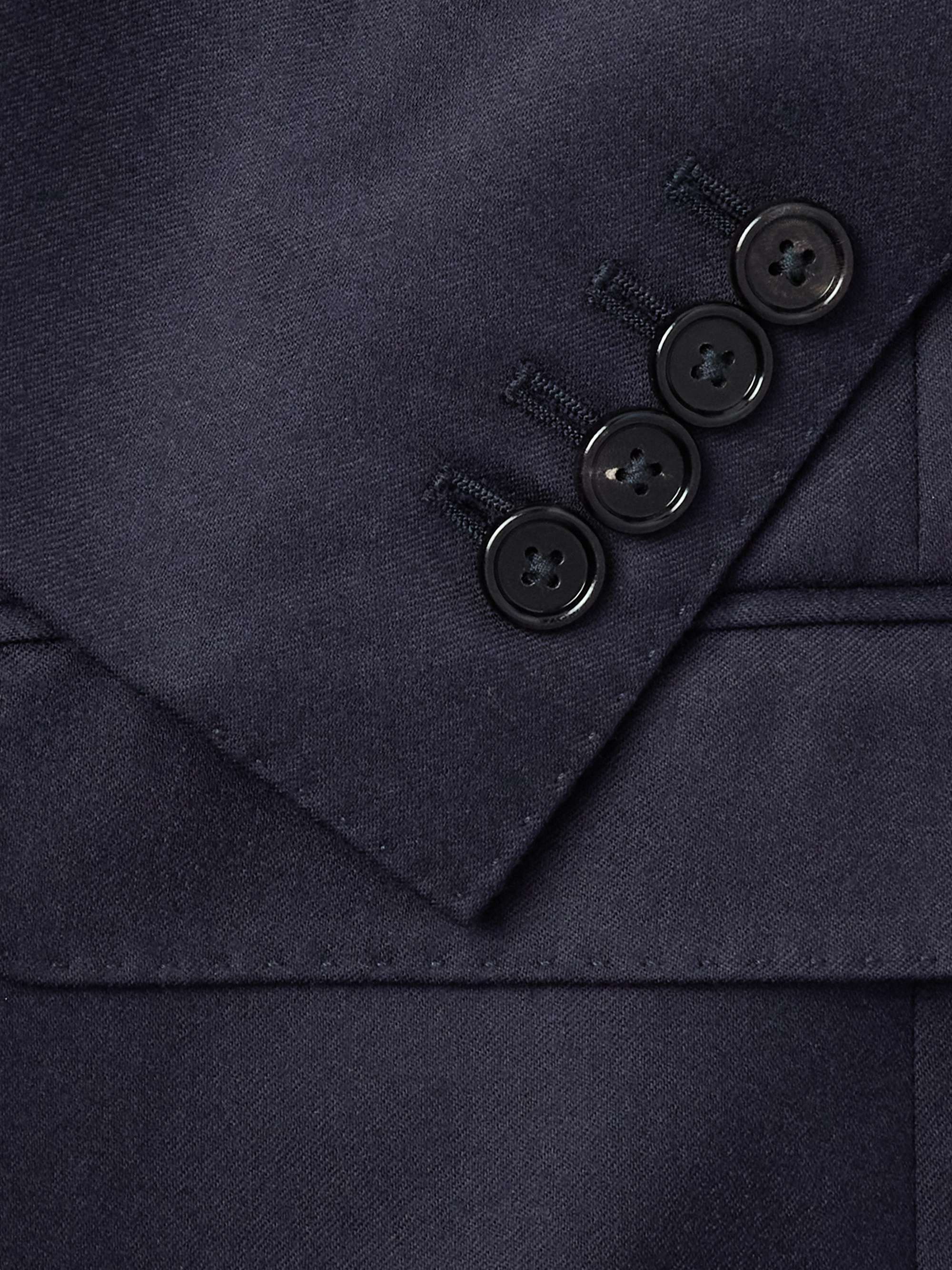 Taormina Unstructured Wool-Flannel Blazer view