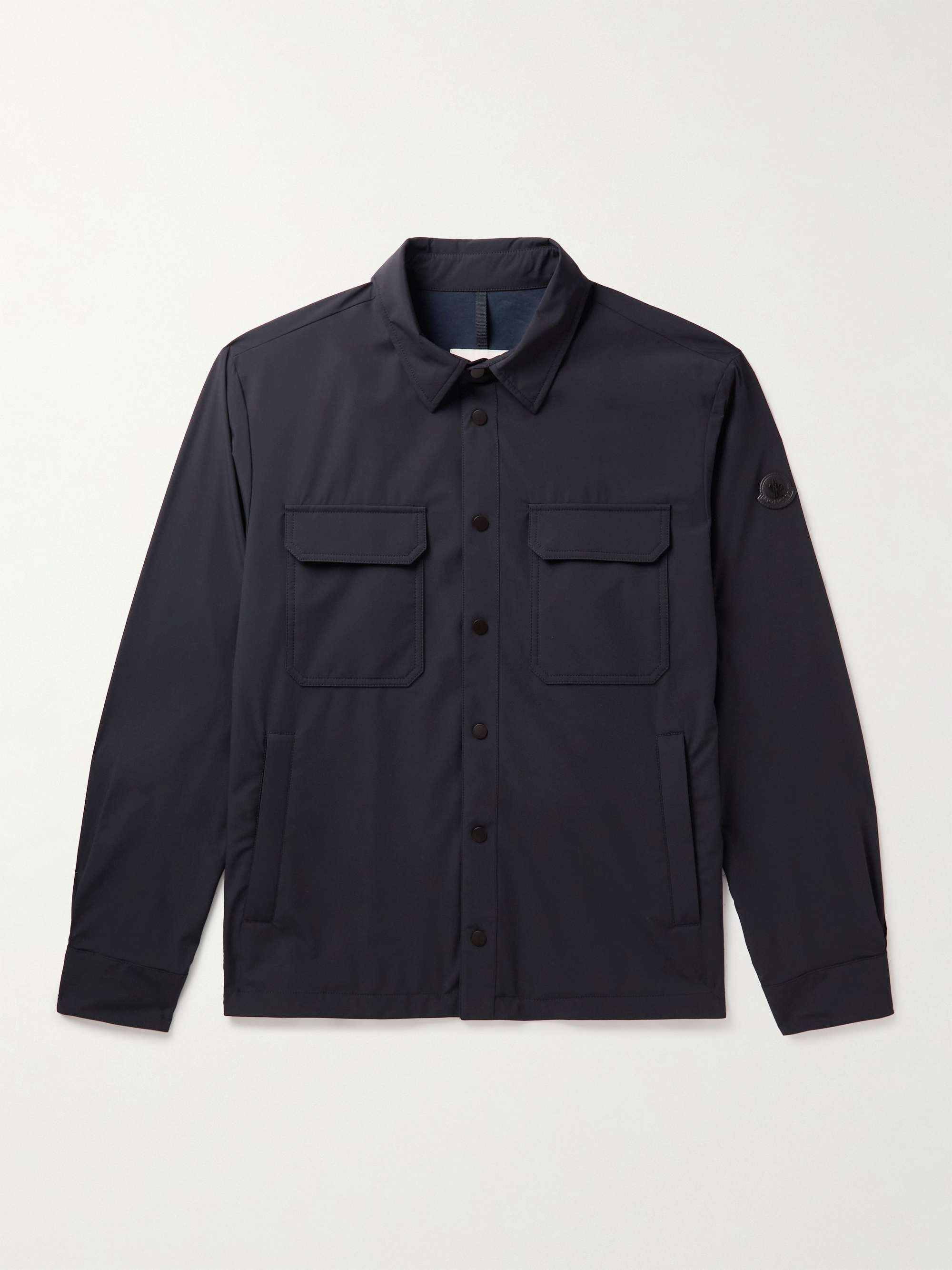Laita Logo-Appliquéd Stretch-Shell Shirt Jacket view