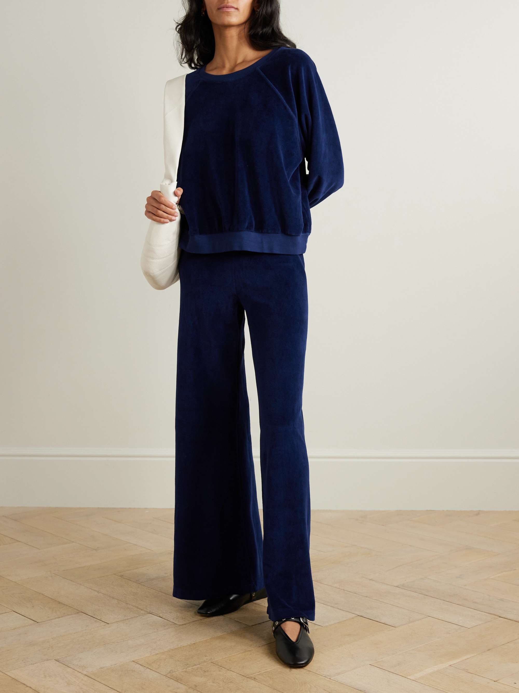 Samos cotton-blend velour sweatshirt view