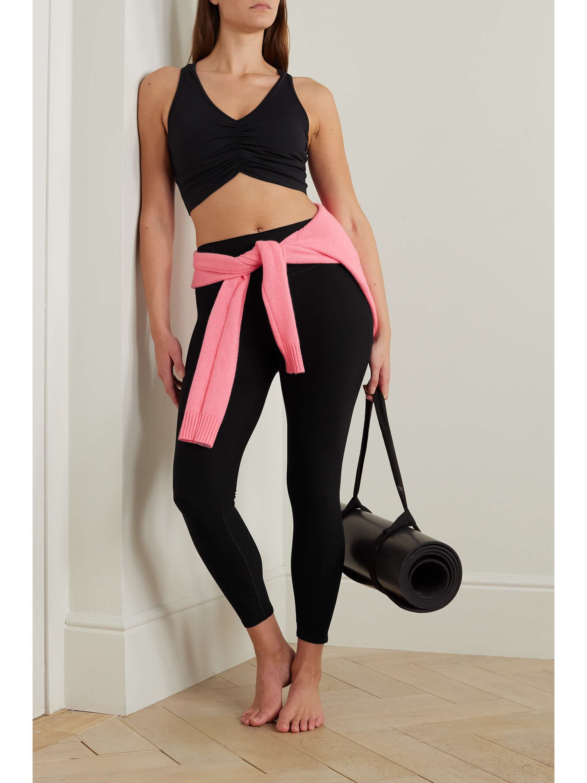 Wild Thing ruched Airbrush sports bra view