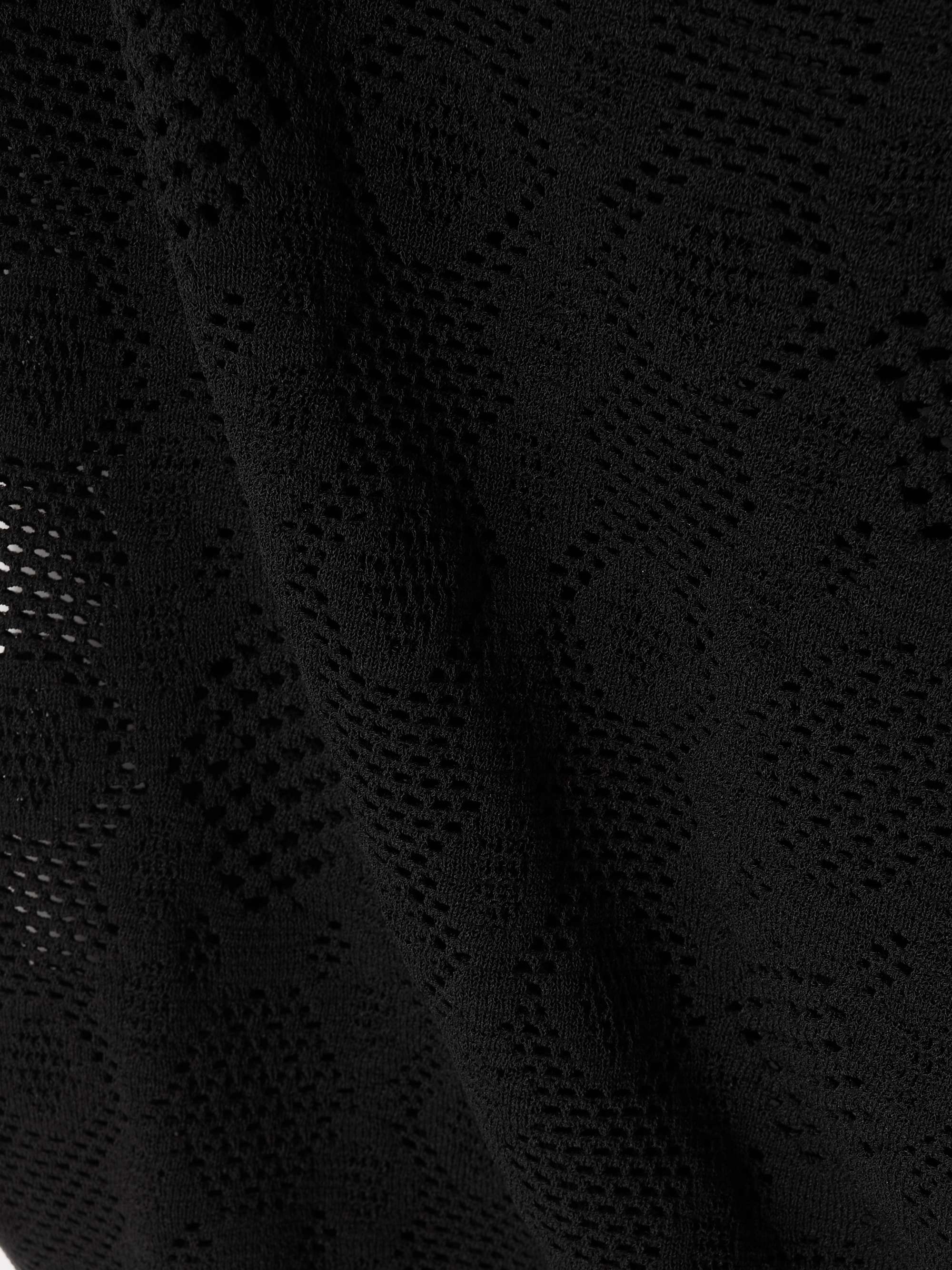 Strapless pointelle-knit bodysuit view