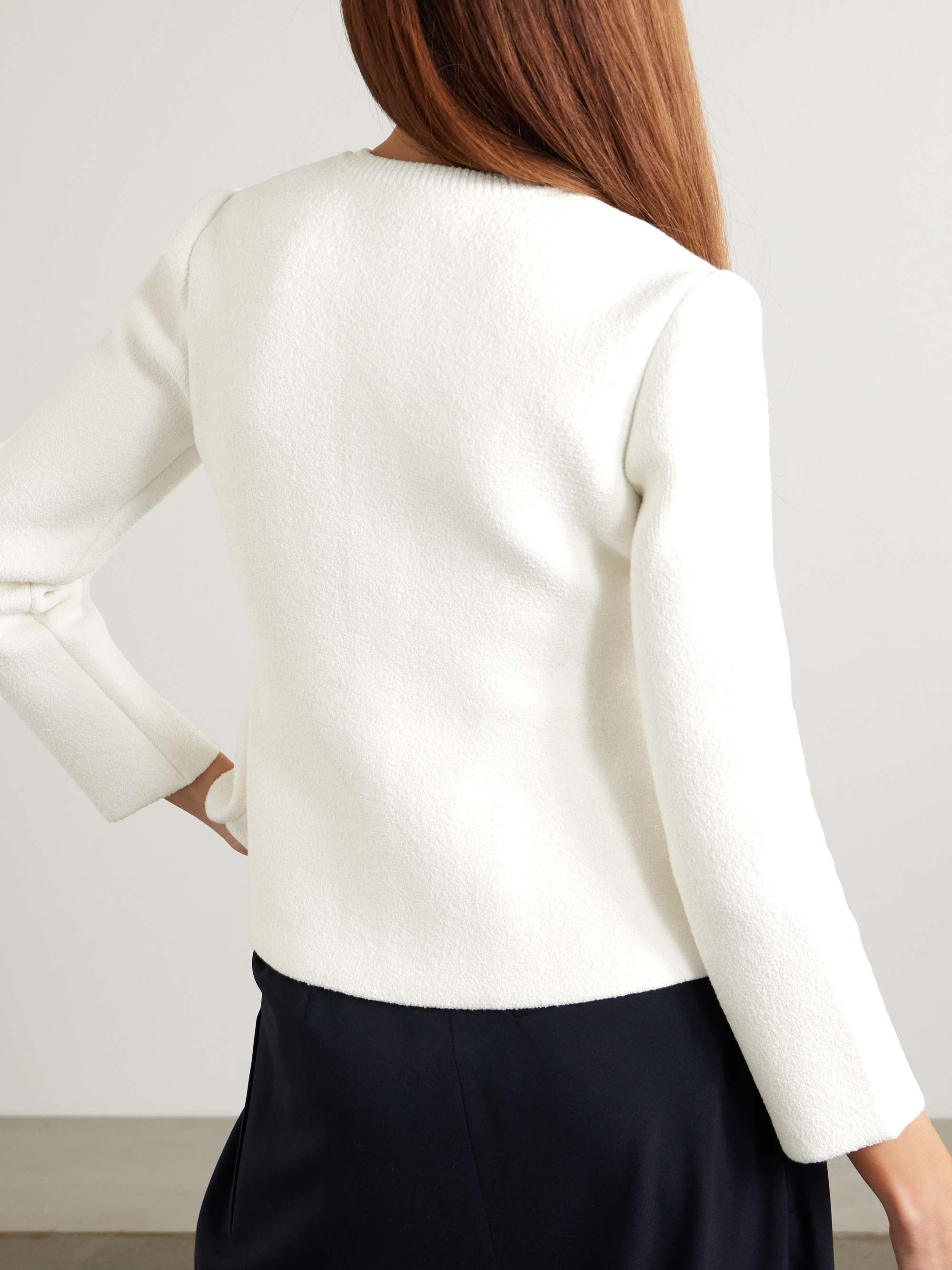 Chenille cardigan view