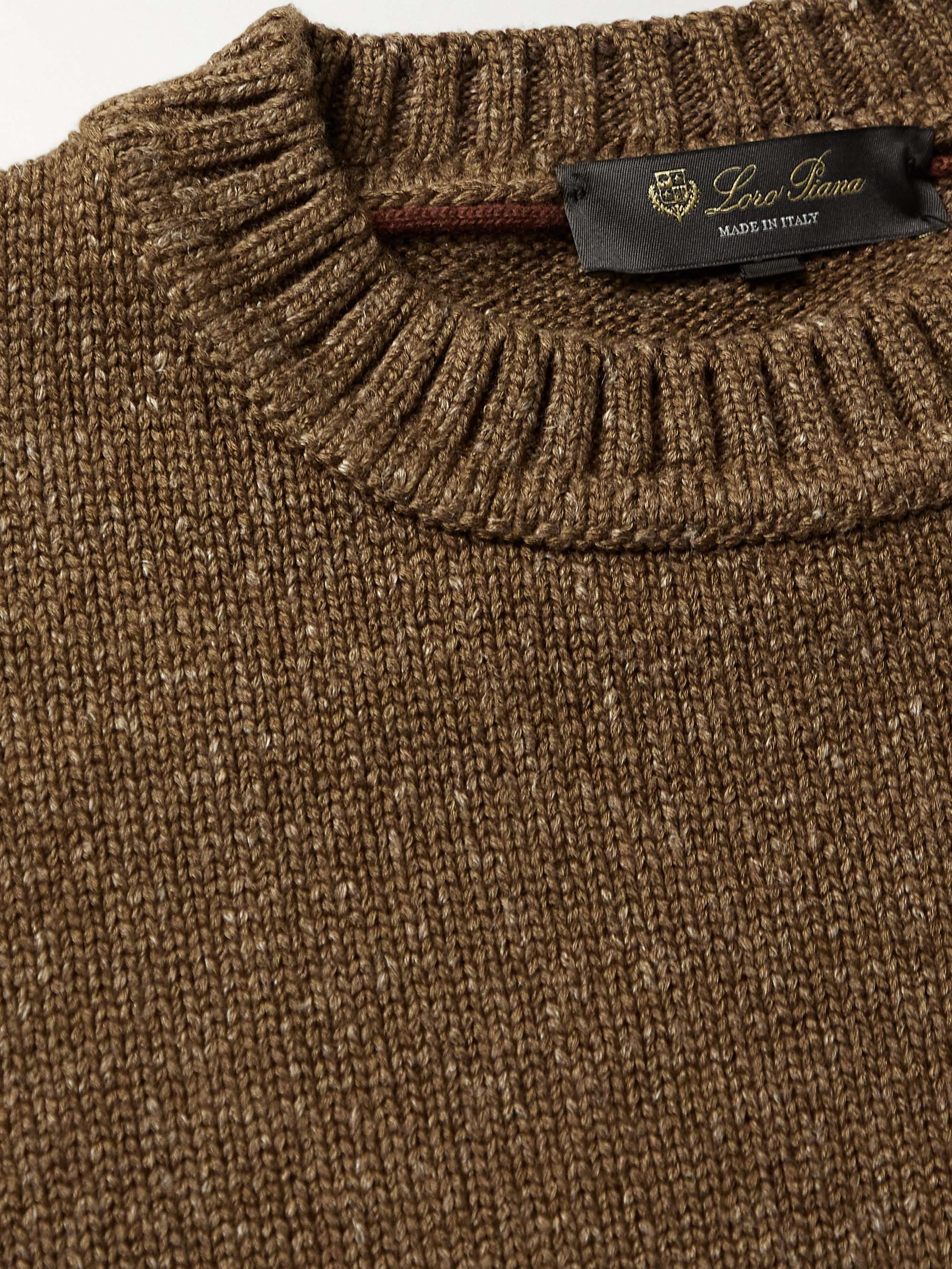 Shorwell Silk, Cashmere and Linen-Blend Sweater view