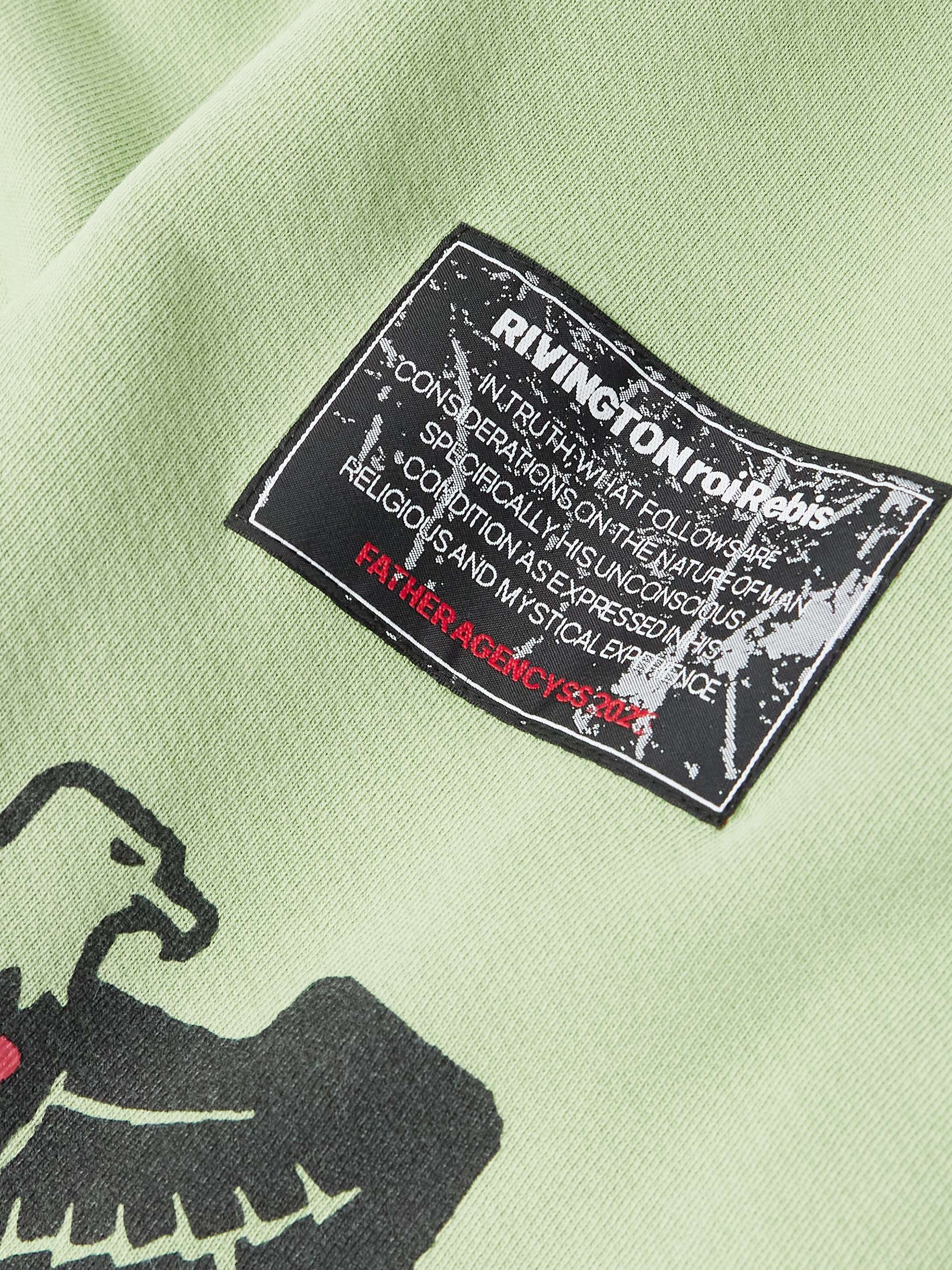 Flag Logo-Appliquéd Printed Cotton-Jersey Sweatpants view
