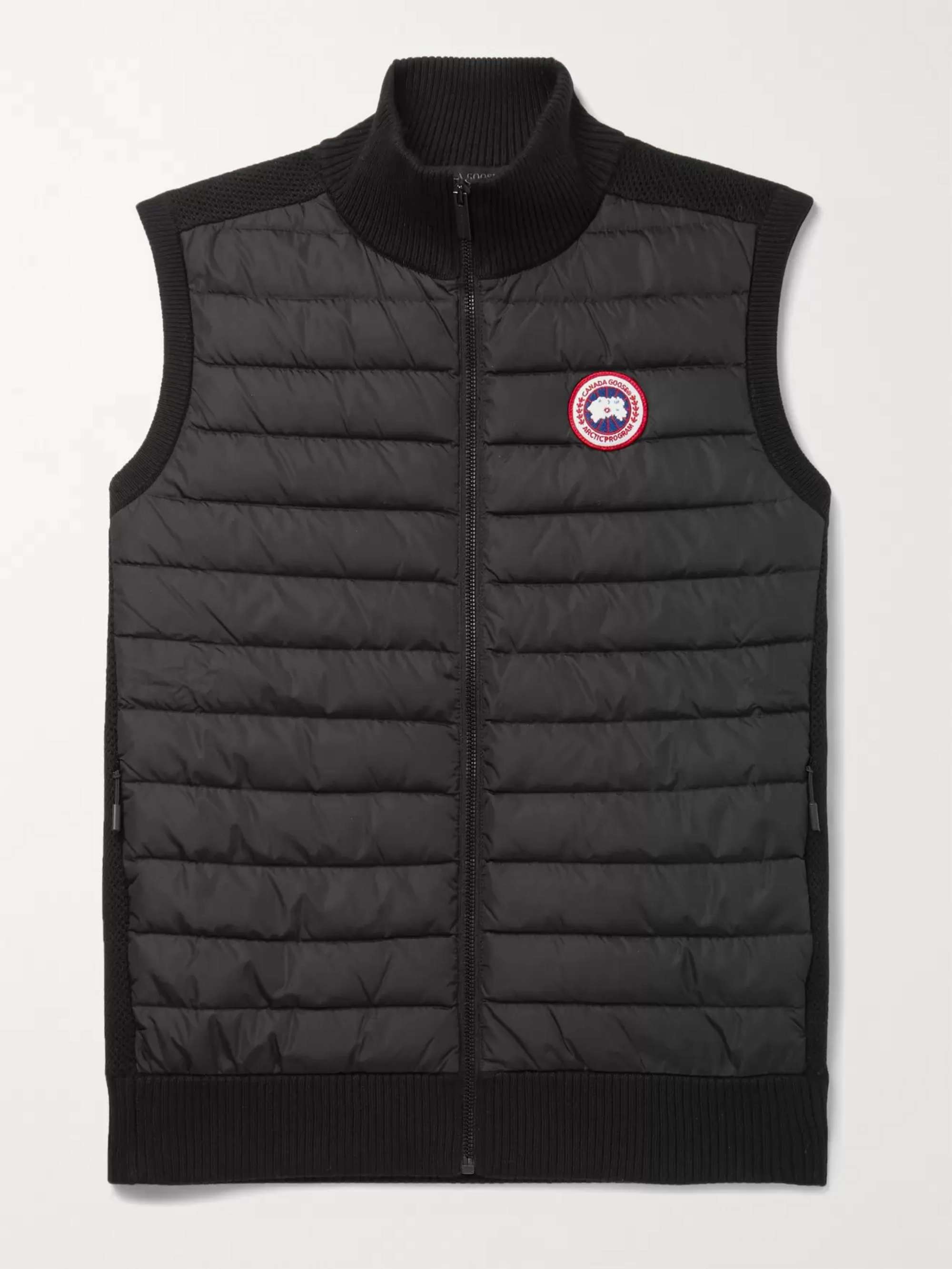 HyBridge Slim-Fit Merino Wool and Quilted Nylon Down Gilet view
