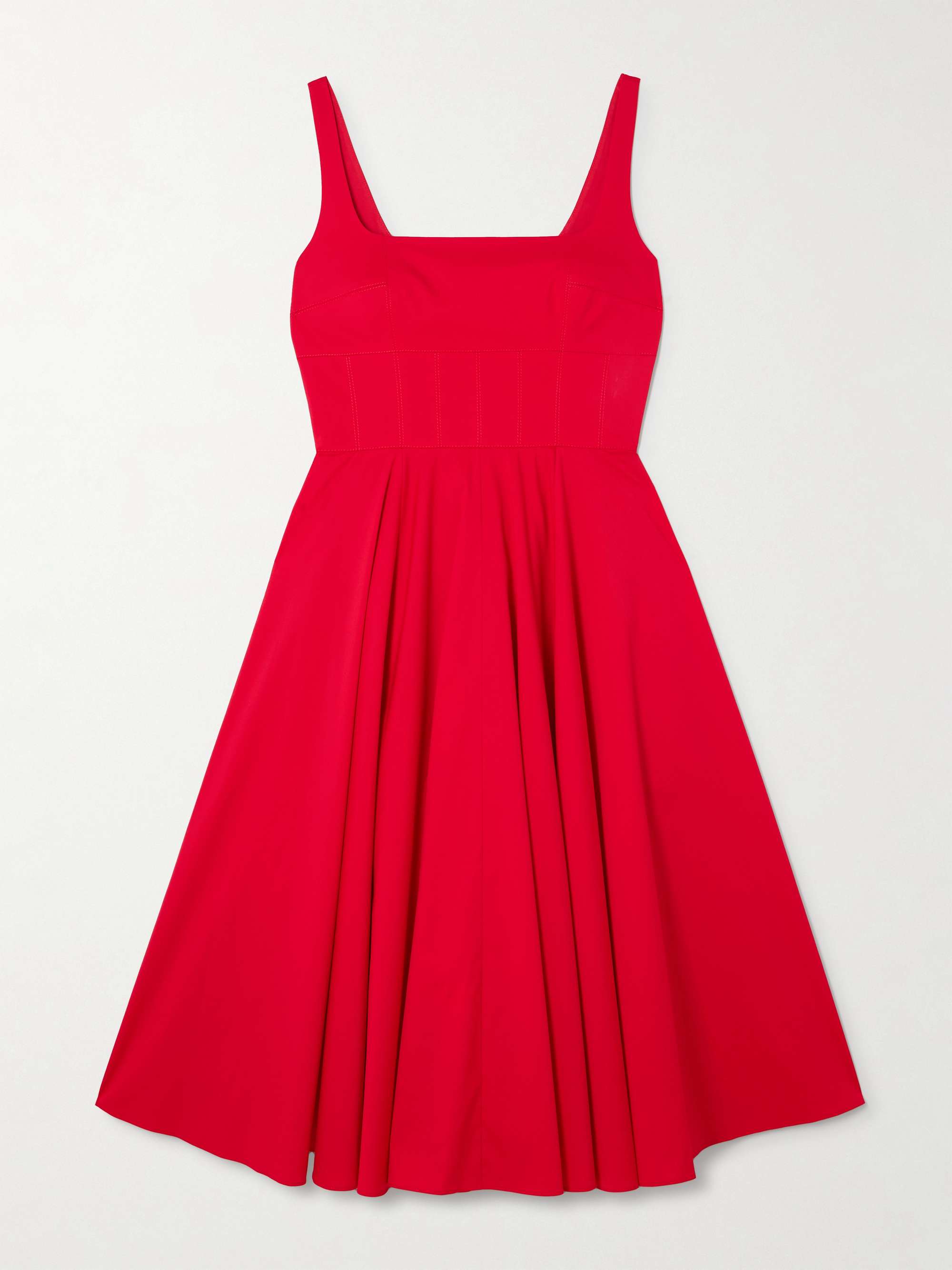 Nikush cotton-blend poplin dress view