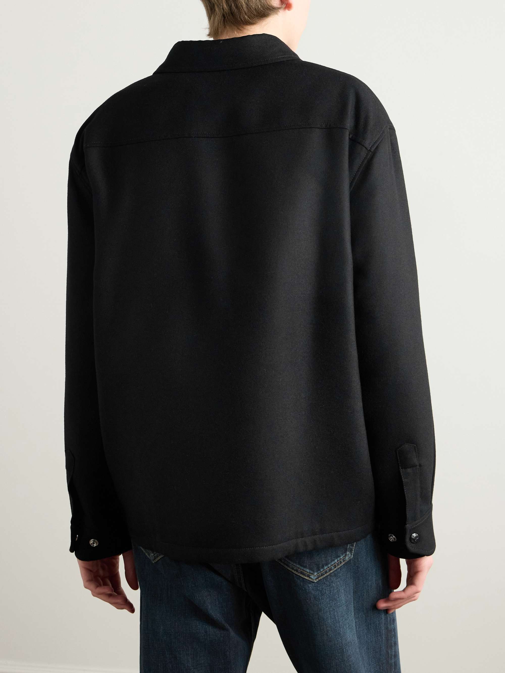 Cashmere-Flannel Overshirt view
