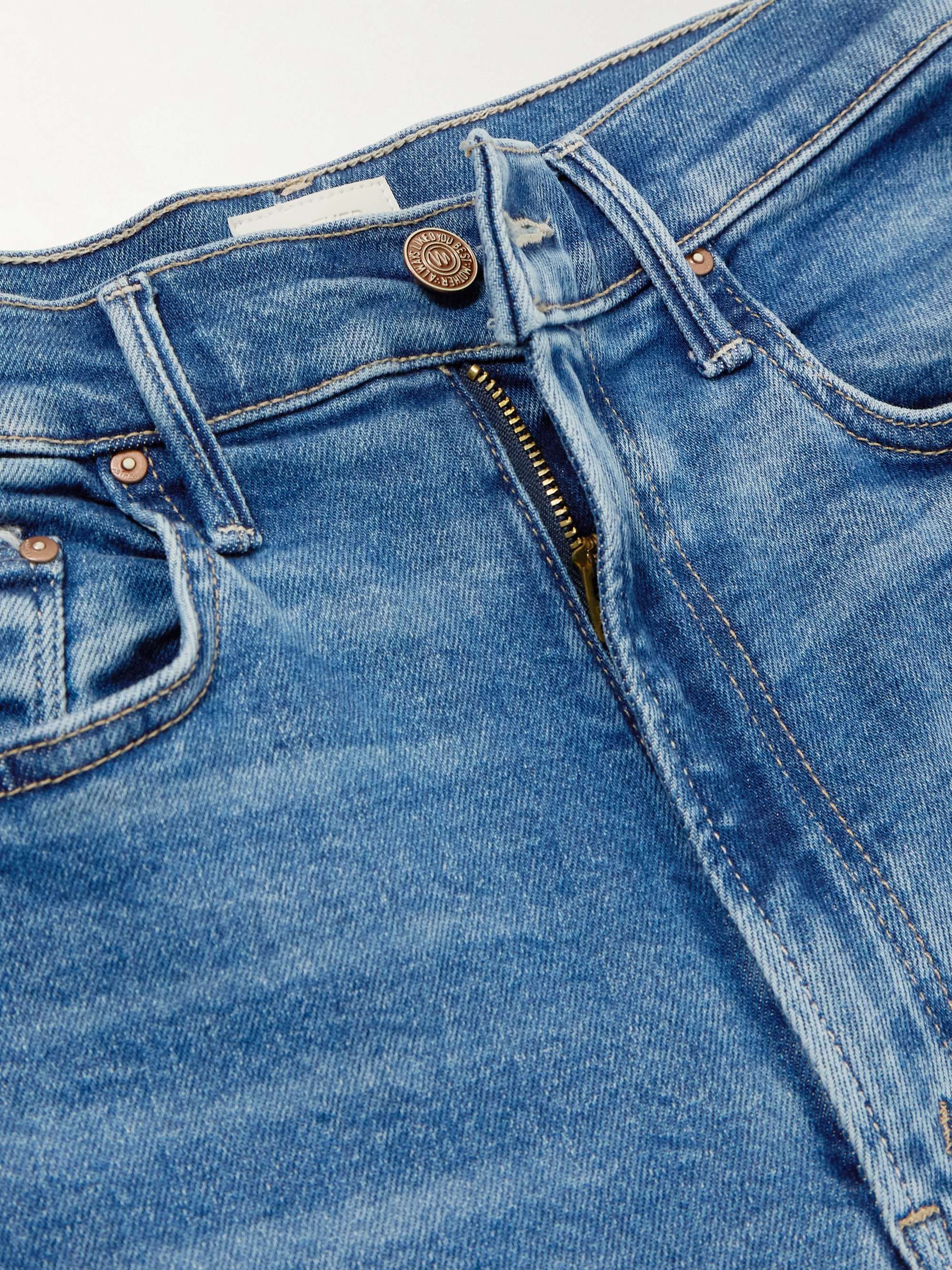 The Maven Ankle Fray high-rise flared jeans view