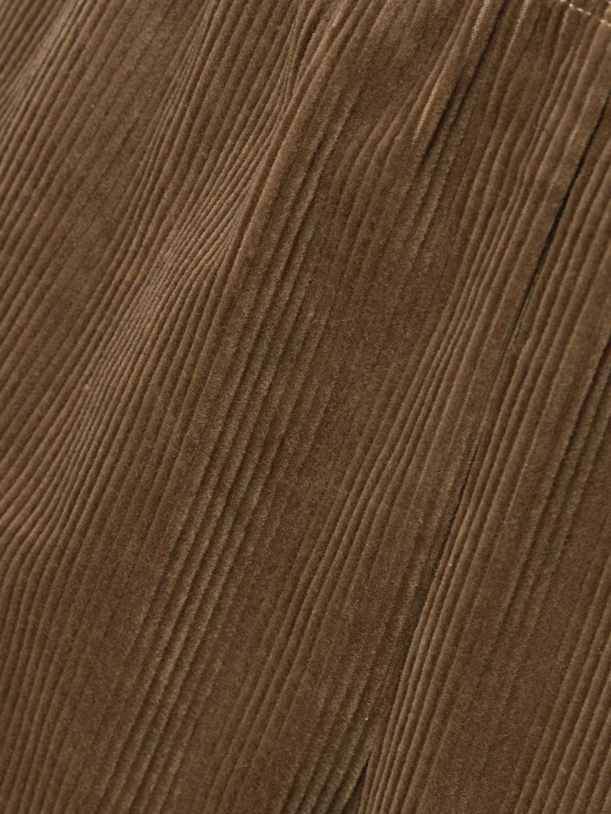 Stretch-cotton corduroy straight-leg pants view