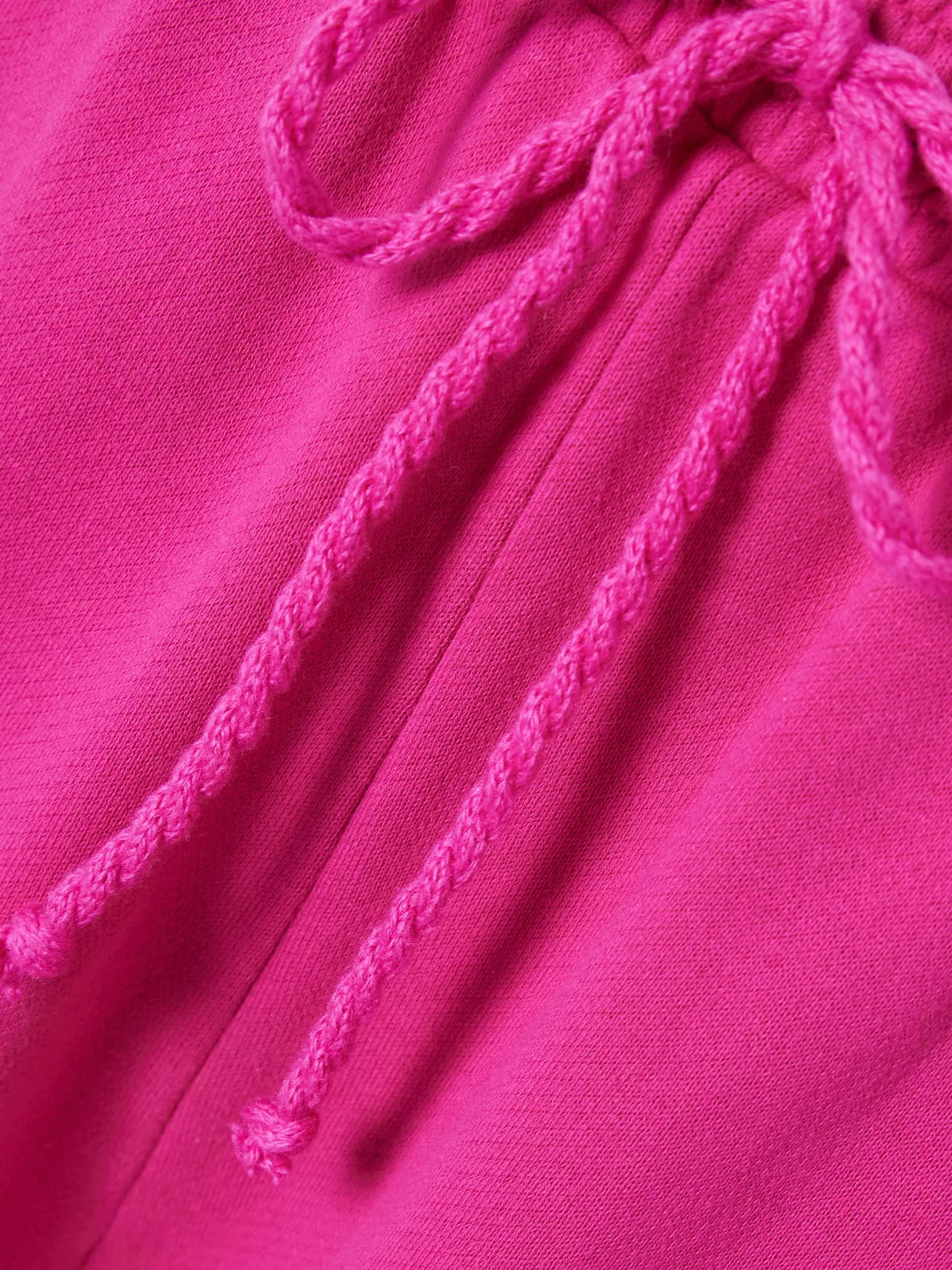 Daily cotton and cashmere-blend wide-leg track pants view