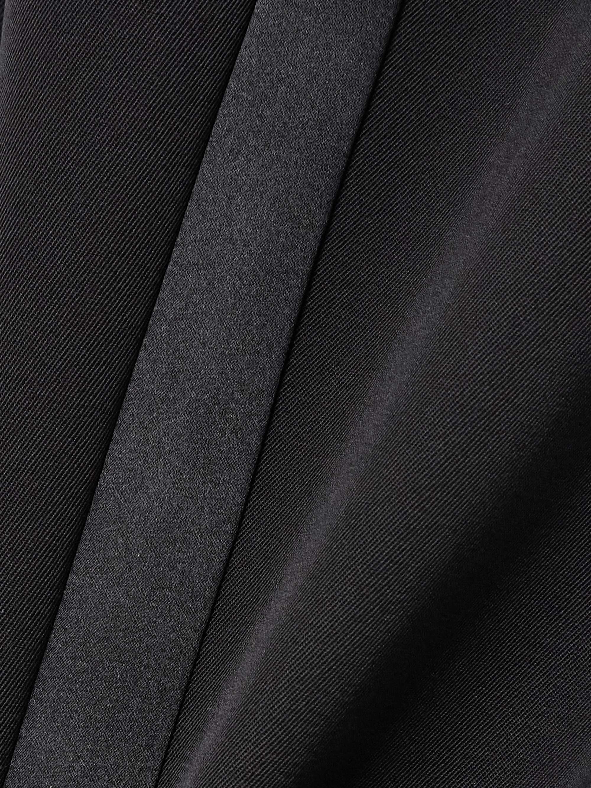 Pleated wool-blend gabardine straight-leg pants view