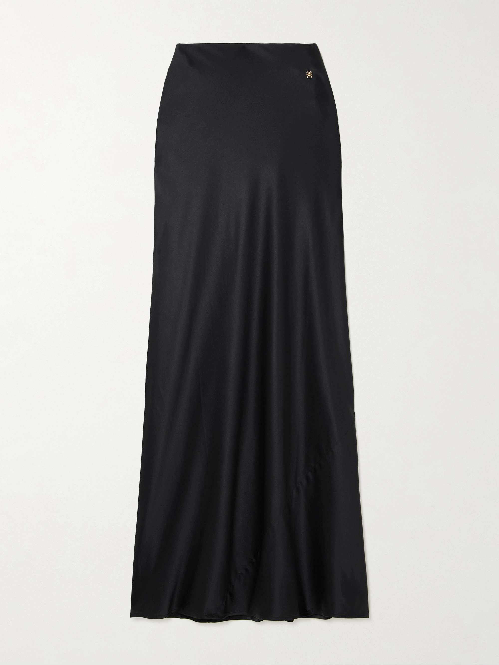 Bianca silk-satin maxi skirt view