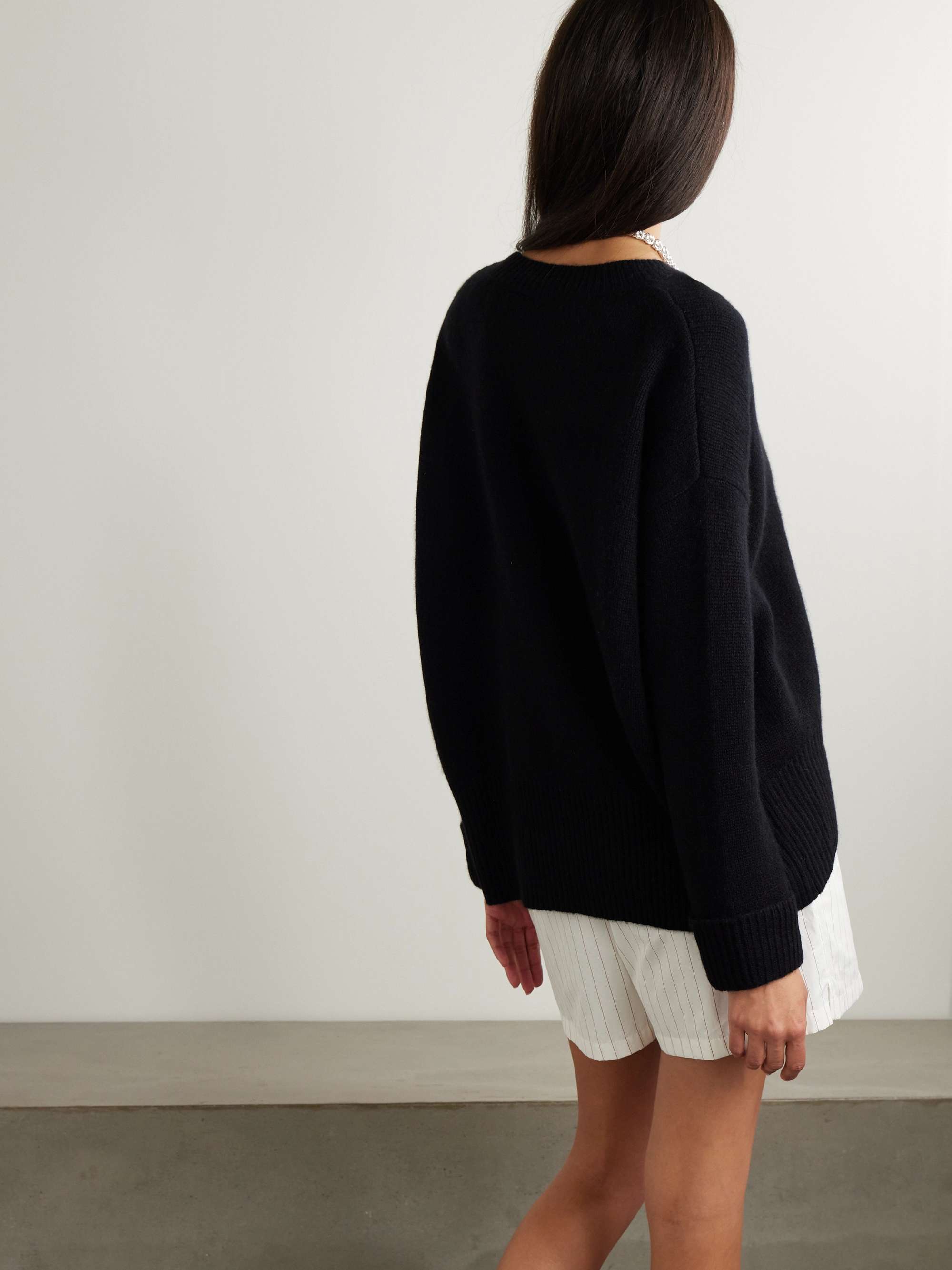 Knightsbridge ribbed cashmere sweater view