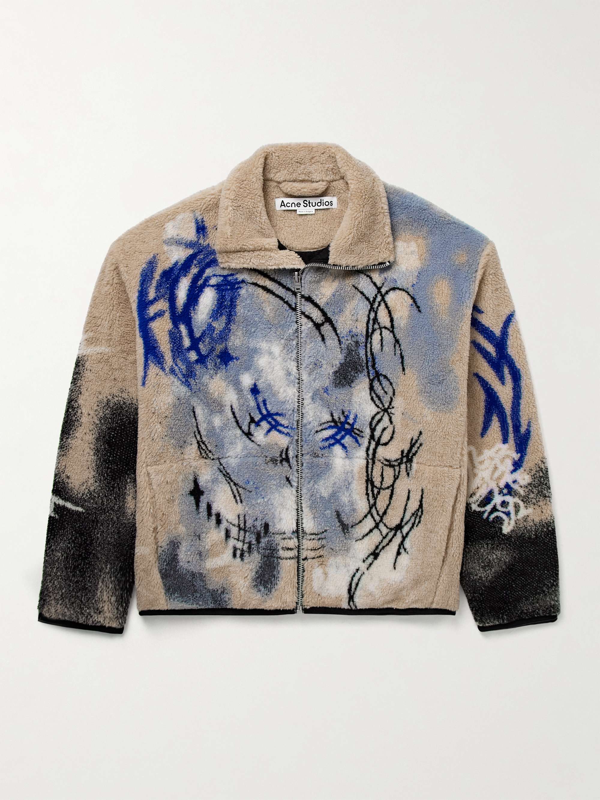 Ovinta Printed Fleece Jacket view