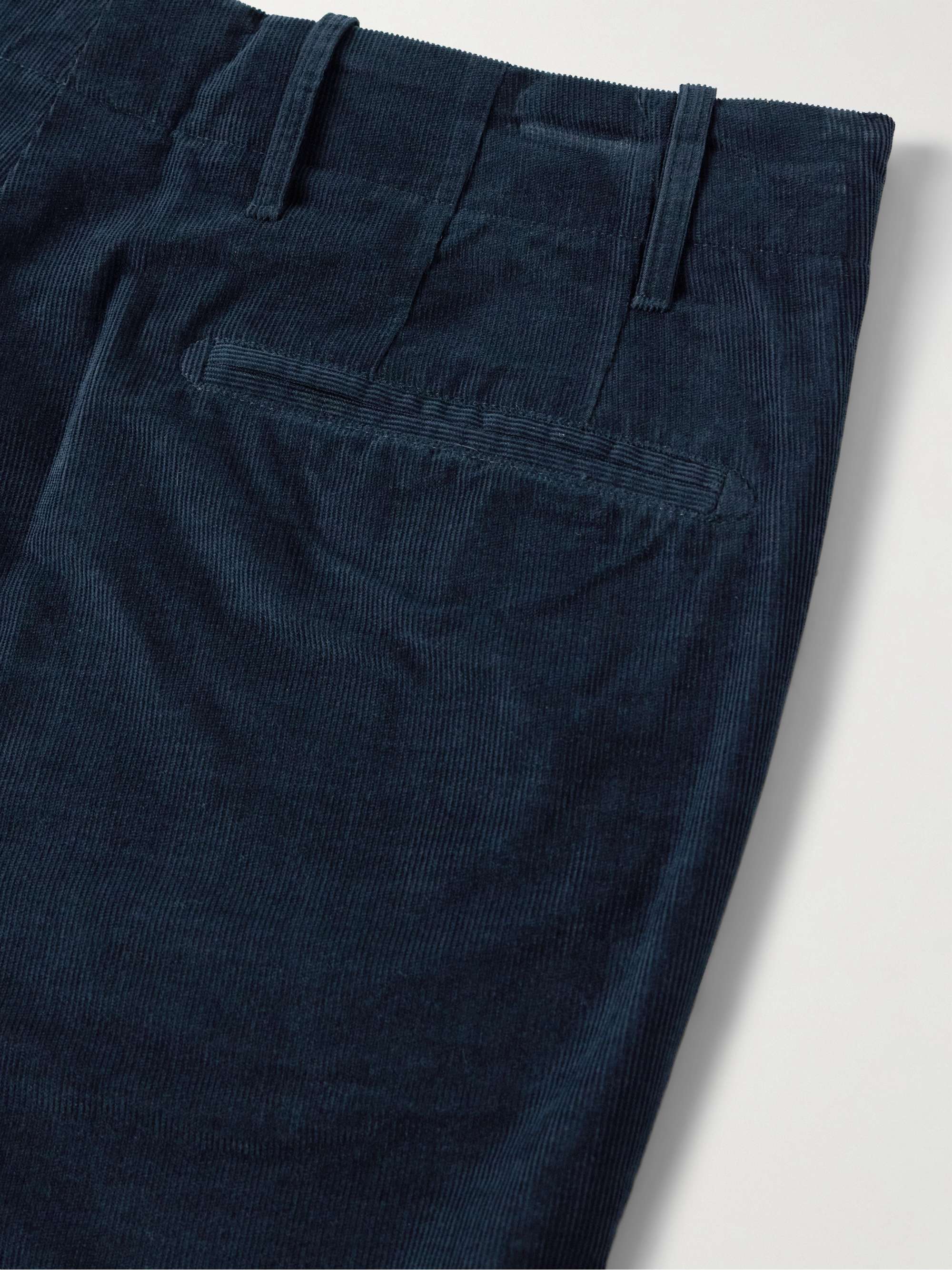 Rhys Straight-Leg Cotton-Corduroy Trousers view