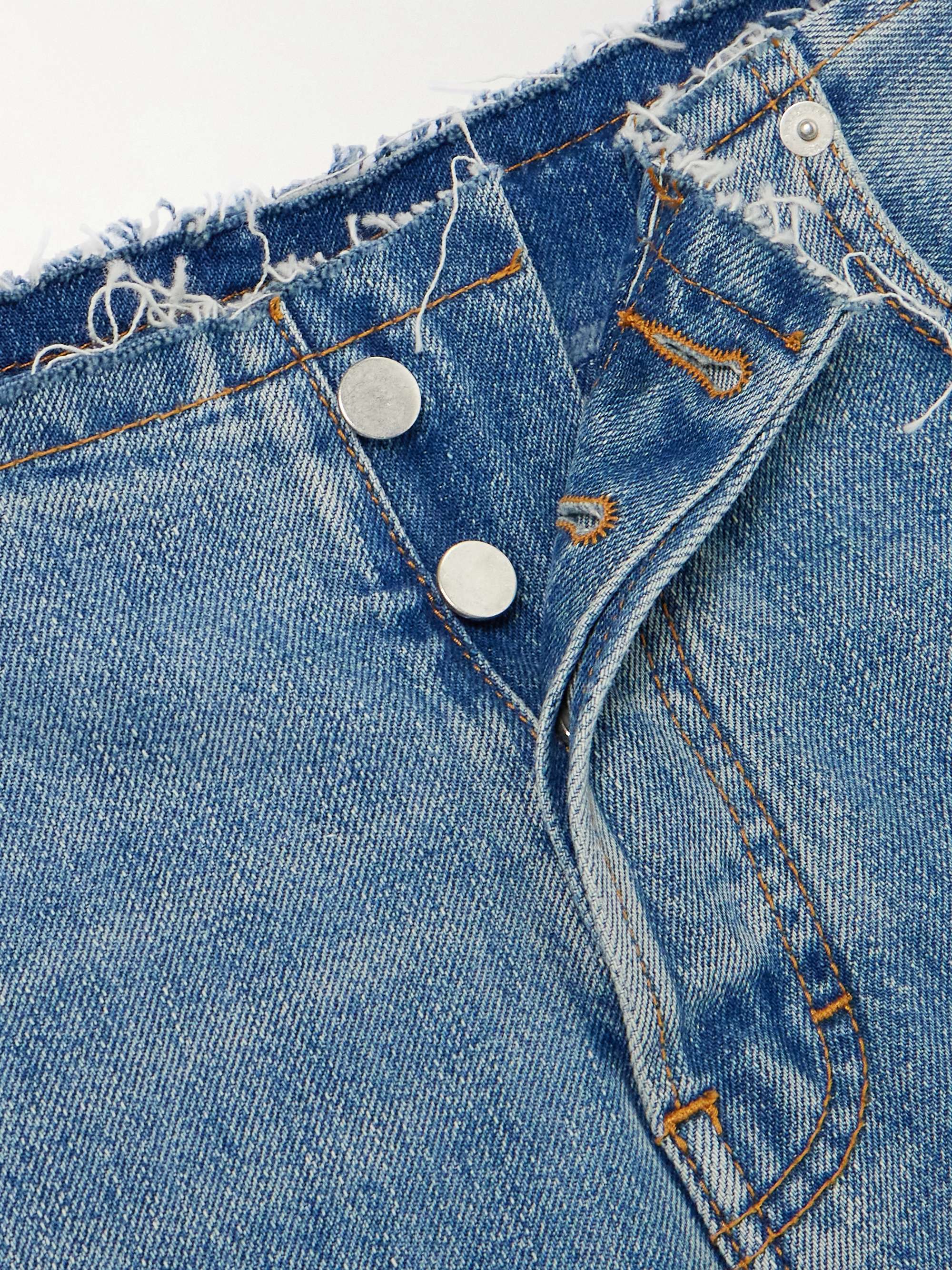 Korea WB distressed boyfriend jeans view