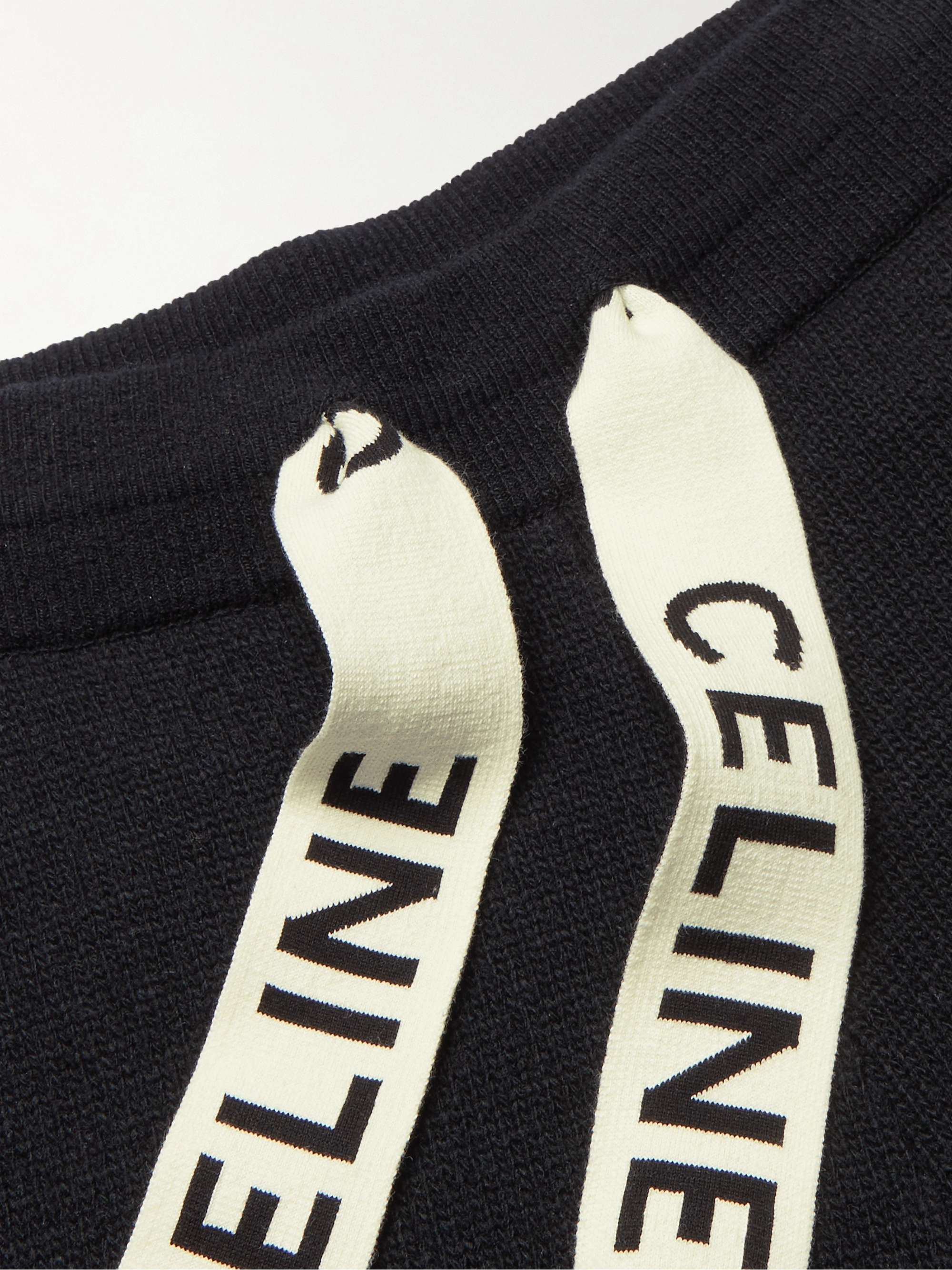 Tapered Wool and Cashmere-Blend Sweatpants view