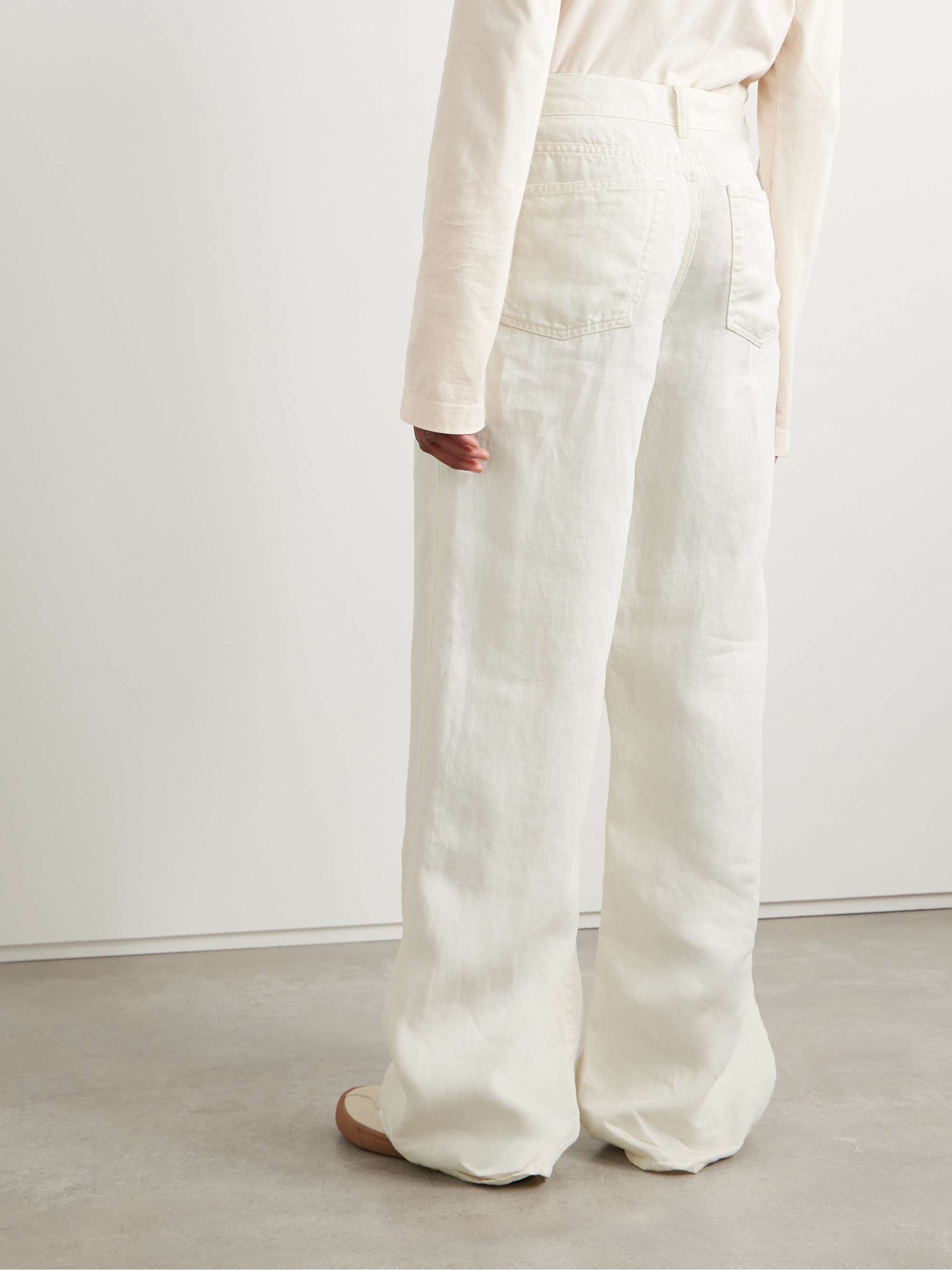 Eglitta linen wide-leg pants view
