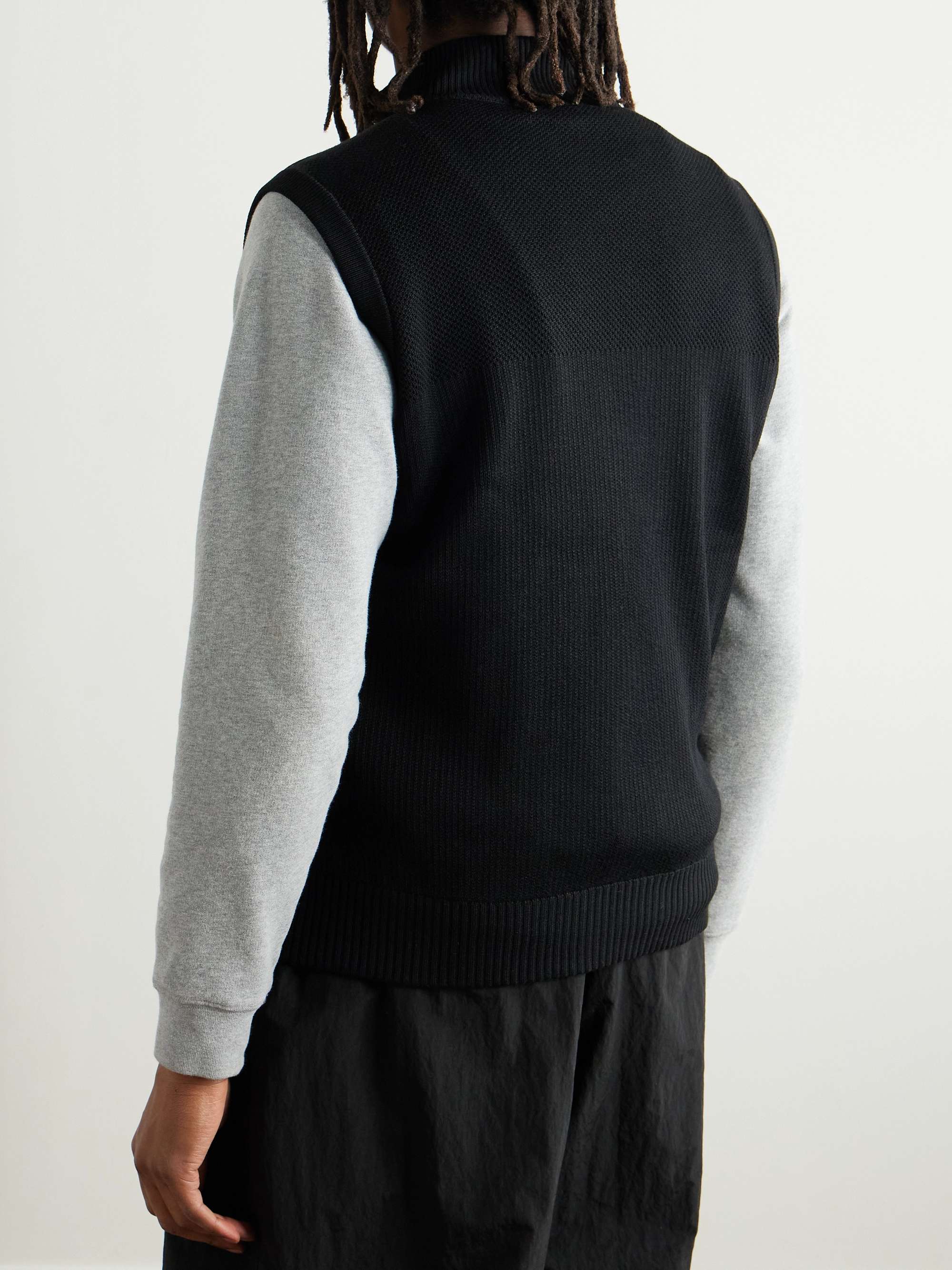 HyBridge Slim-Fit Merino Wool and Quilted Nylon Down Gilet view