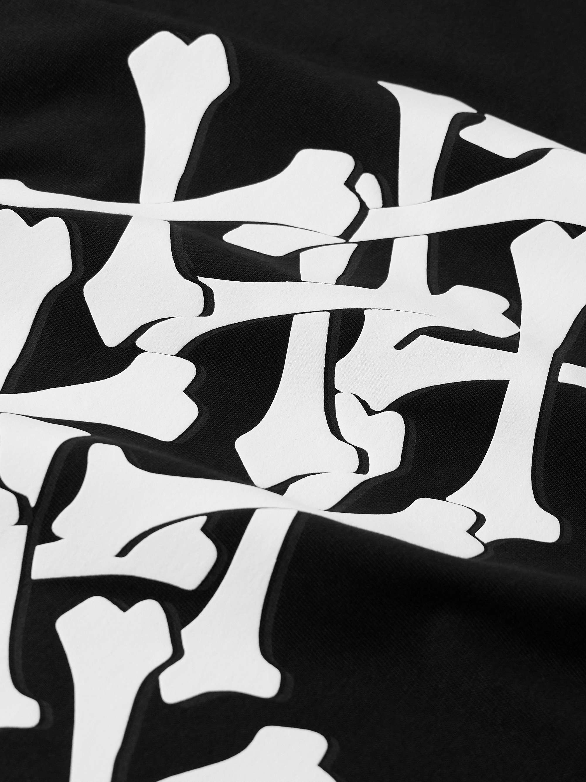 Bones Stacked Logo-Print Cotton-Jersey T-Shirt view