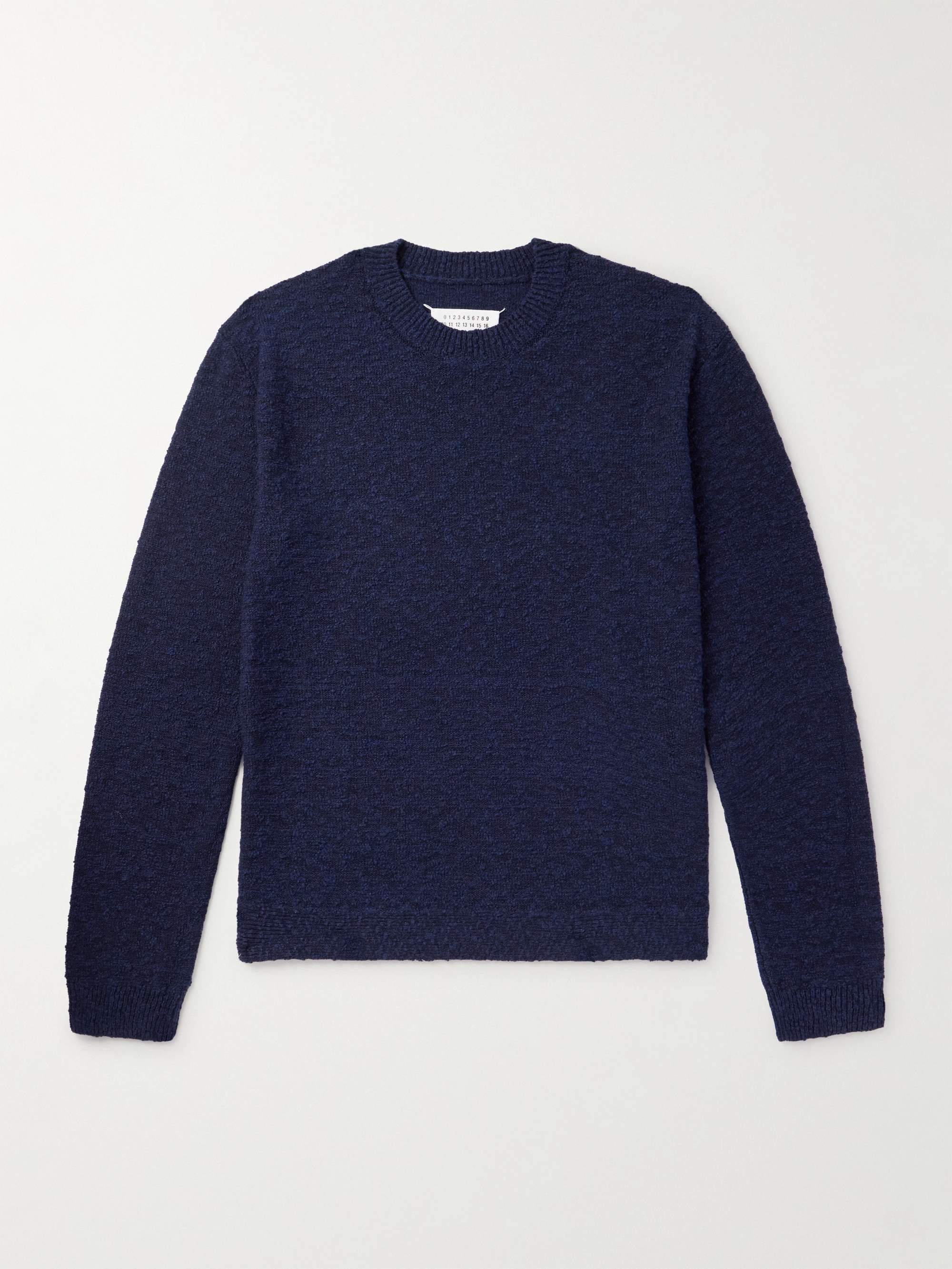 Cotton-Blend Bouclé Sweater view