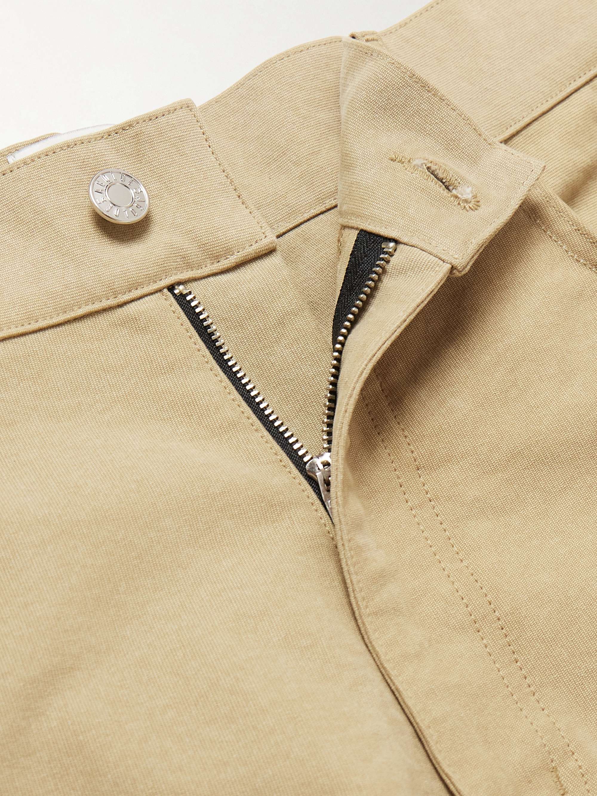 + RSVP GALLERY Ewing Straight-Leg Cotton-Twill Carpenter Trousers view