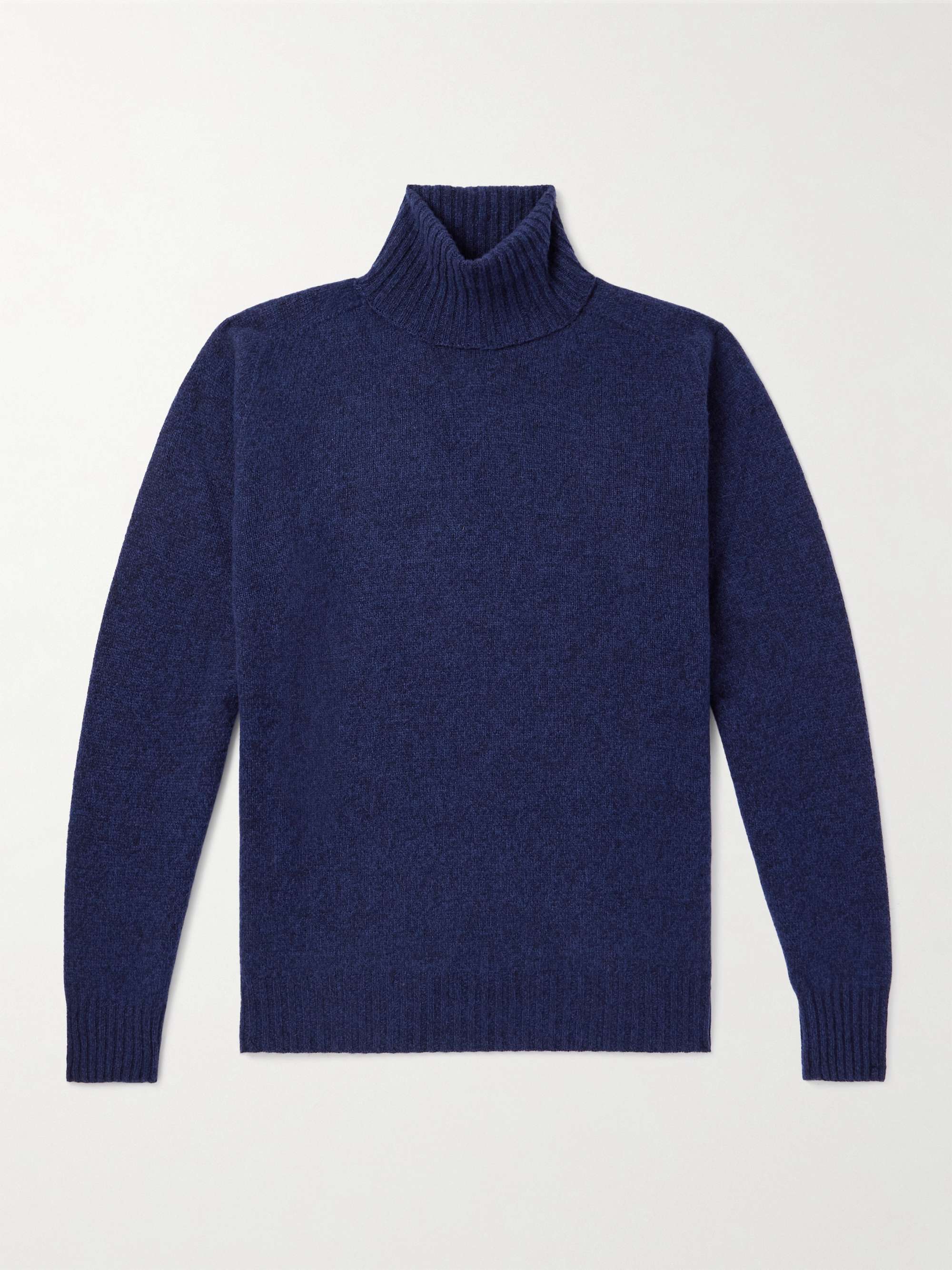Wool and Cashmere-Blend Rollneck Sweater view