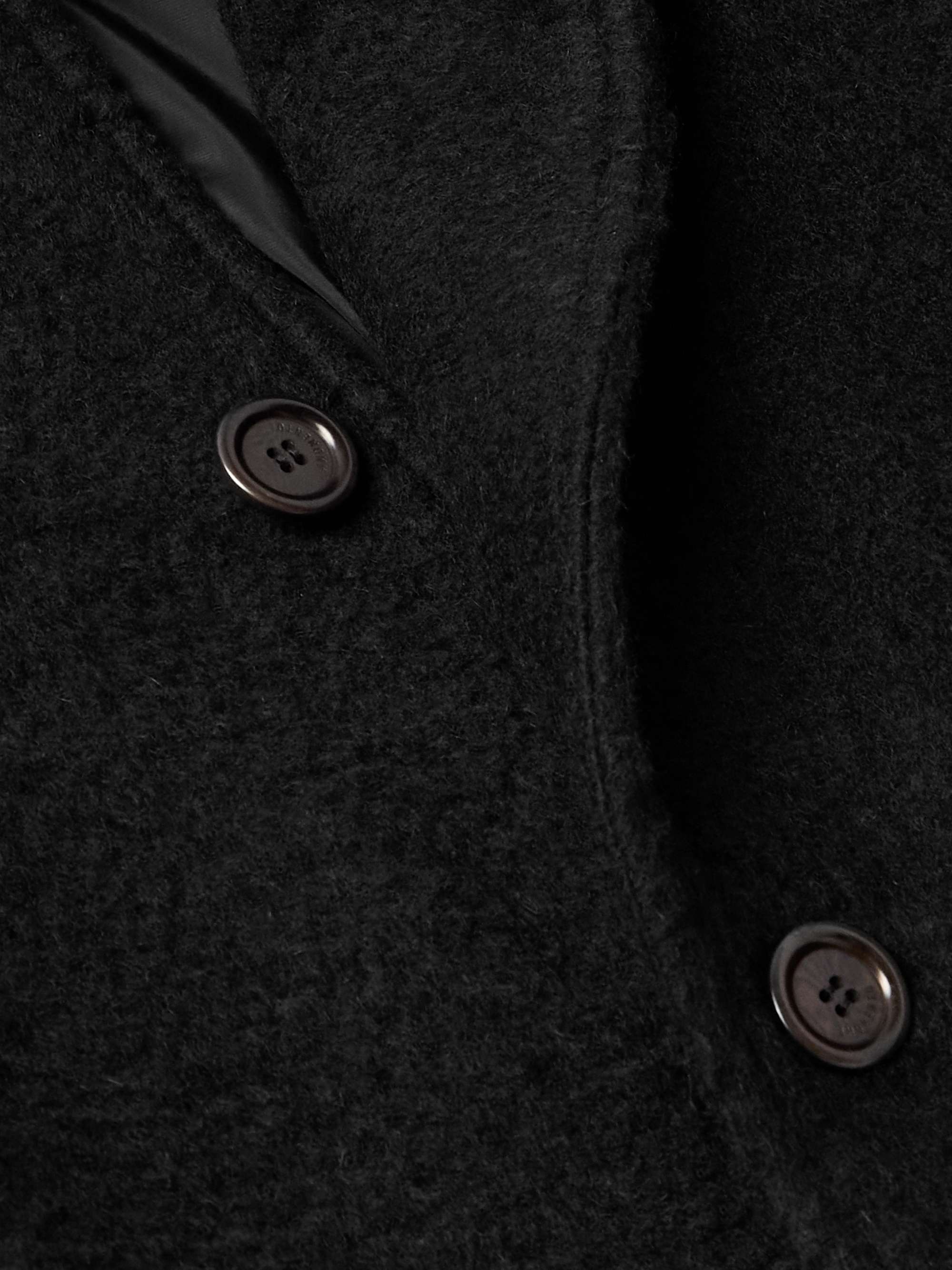 Oversized Belted Wool-Blend Bouclé Coat view
