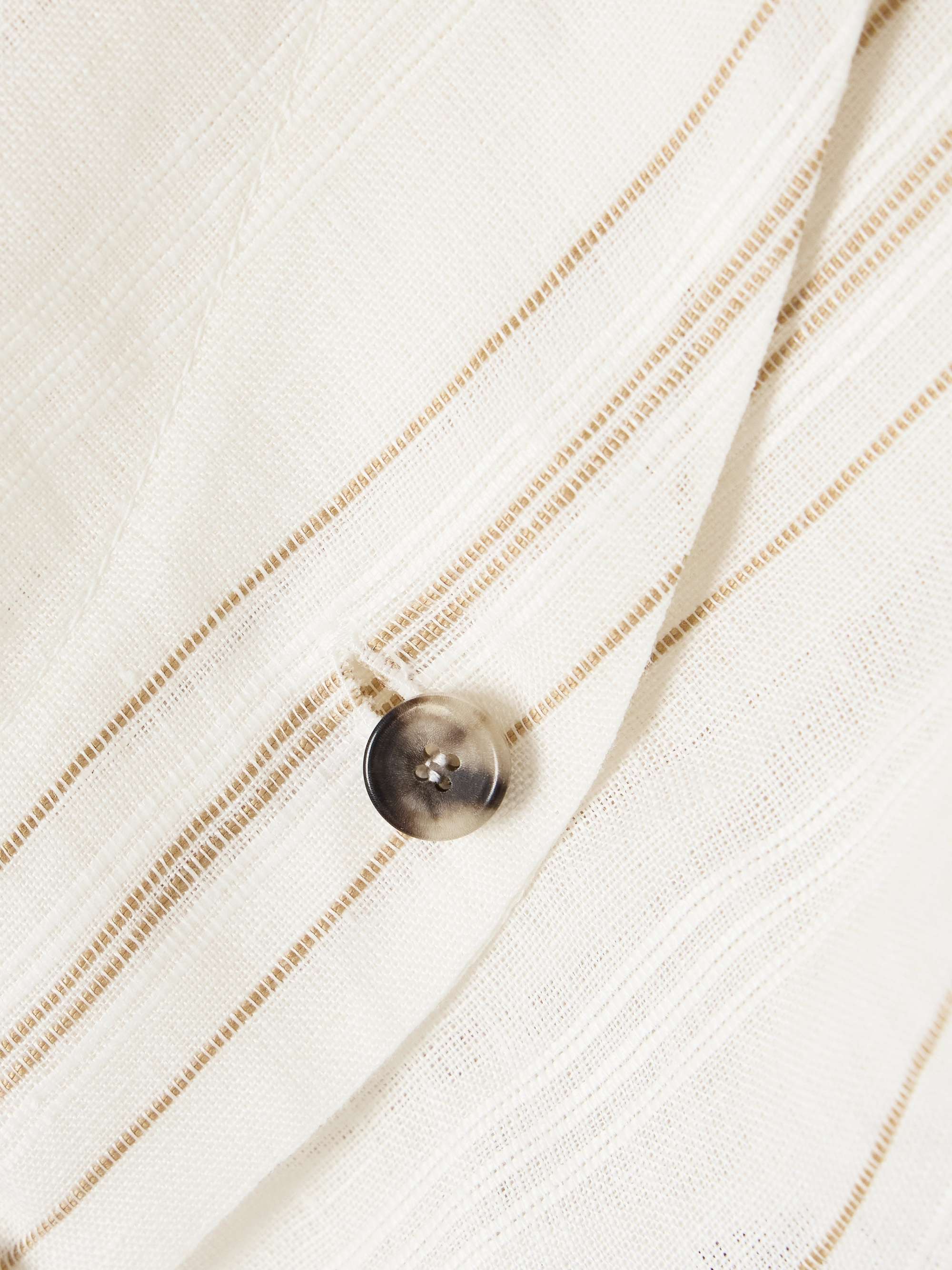Shay striped linen blouse view