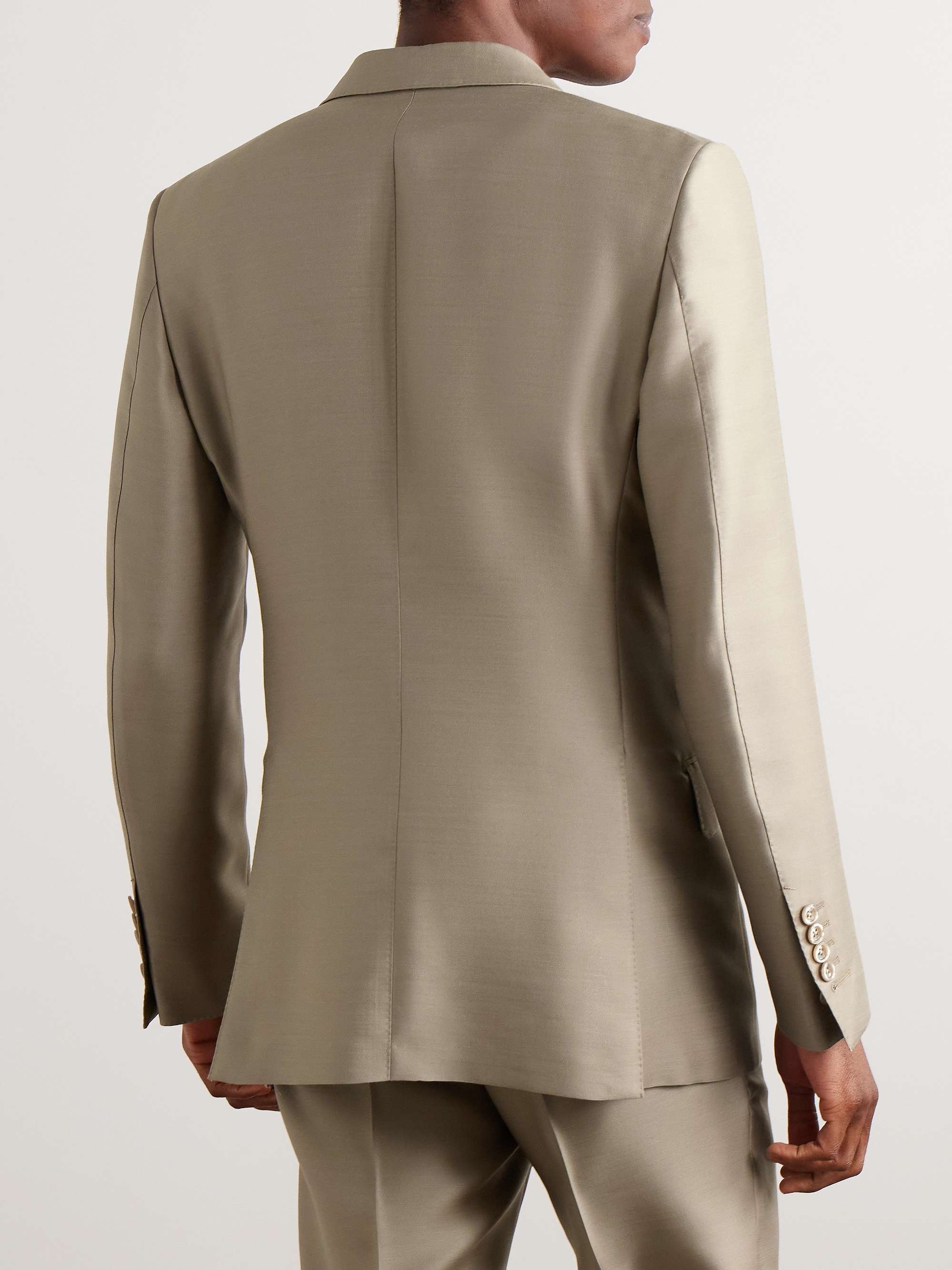 O'Connor Slim-Fit Wool, Mohair and Silk-Blend Twill Suit Jacket view