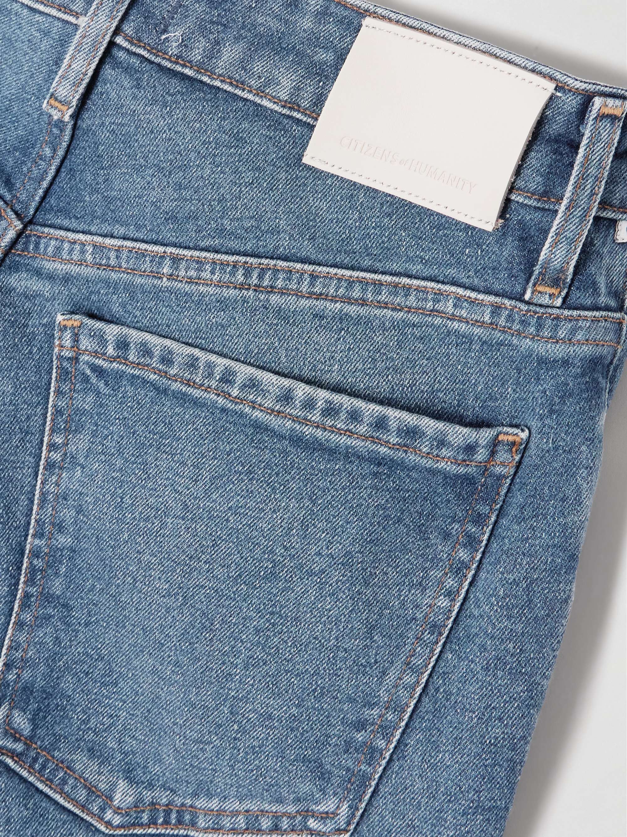 Zurie high-rise straight-leg jeans view