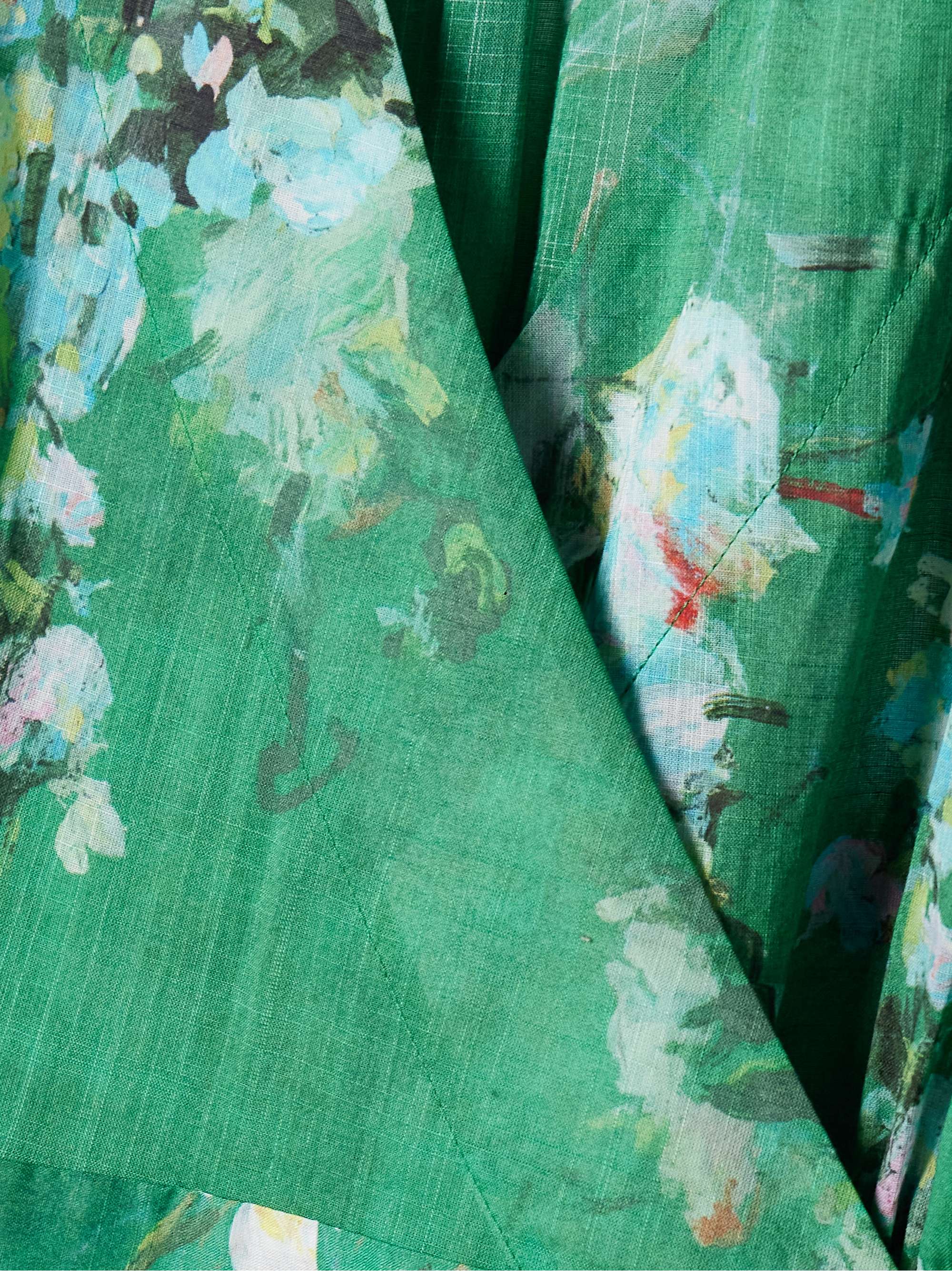Everley floral-print cotton-voile midi wrap dress view