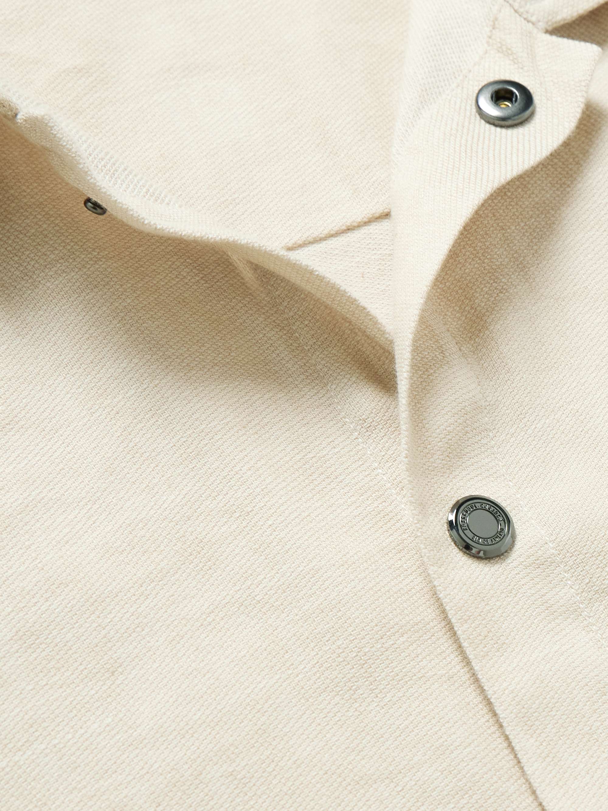 Diego Linen and Cotton-Blend Coach Jacket view