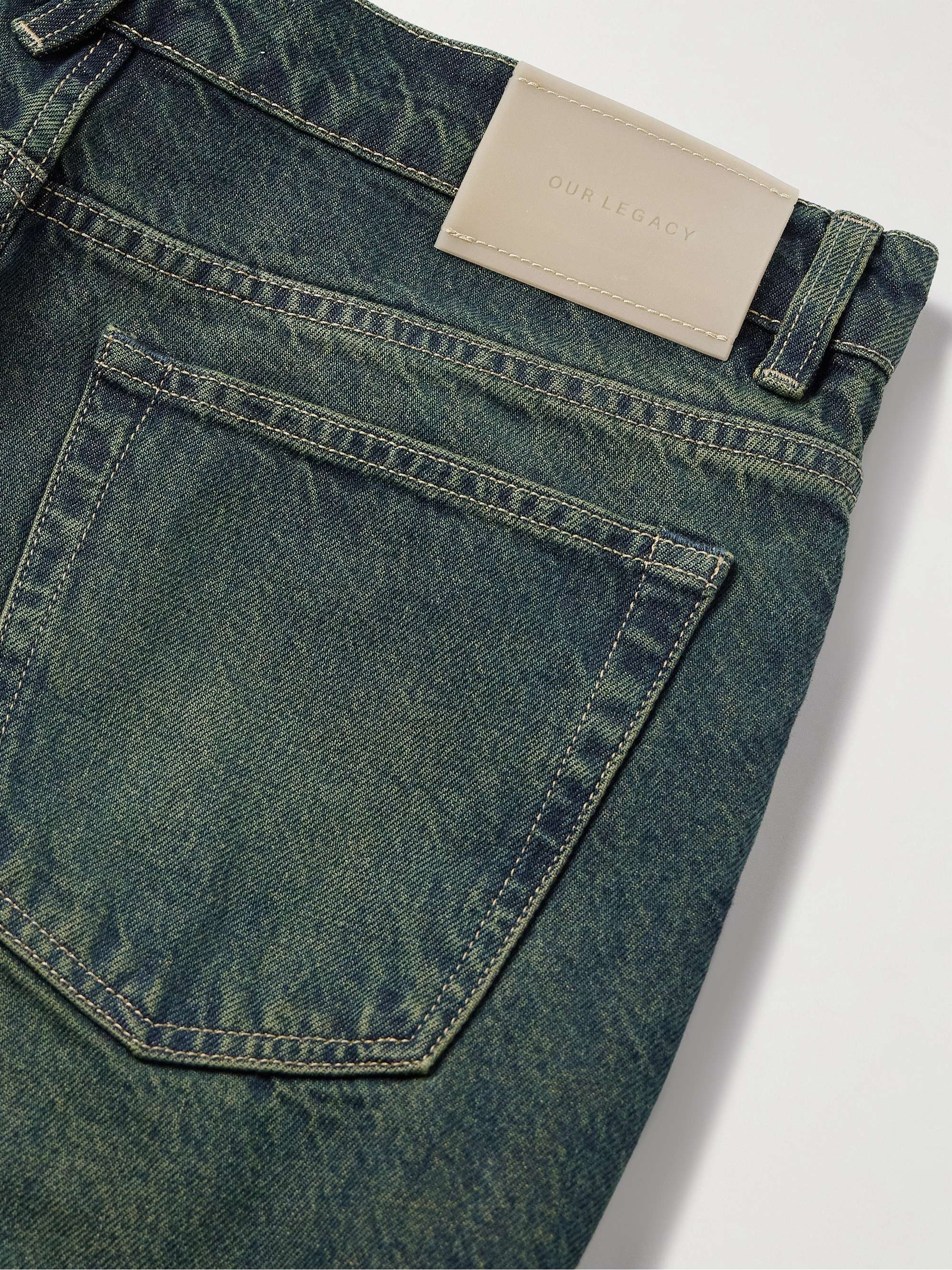 70s Cut Straight-Leg Indigo-Dyed Jeans view