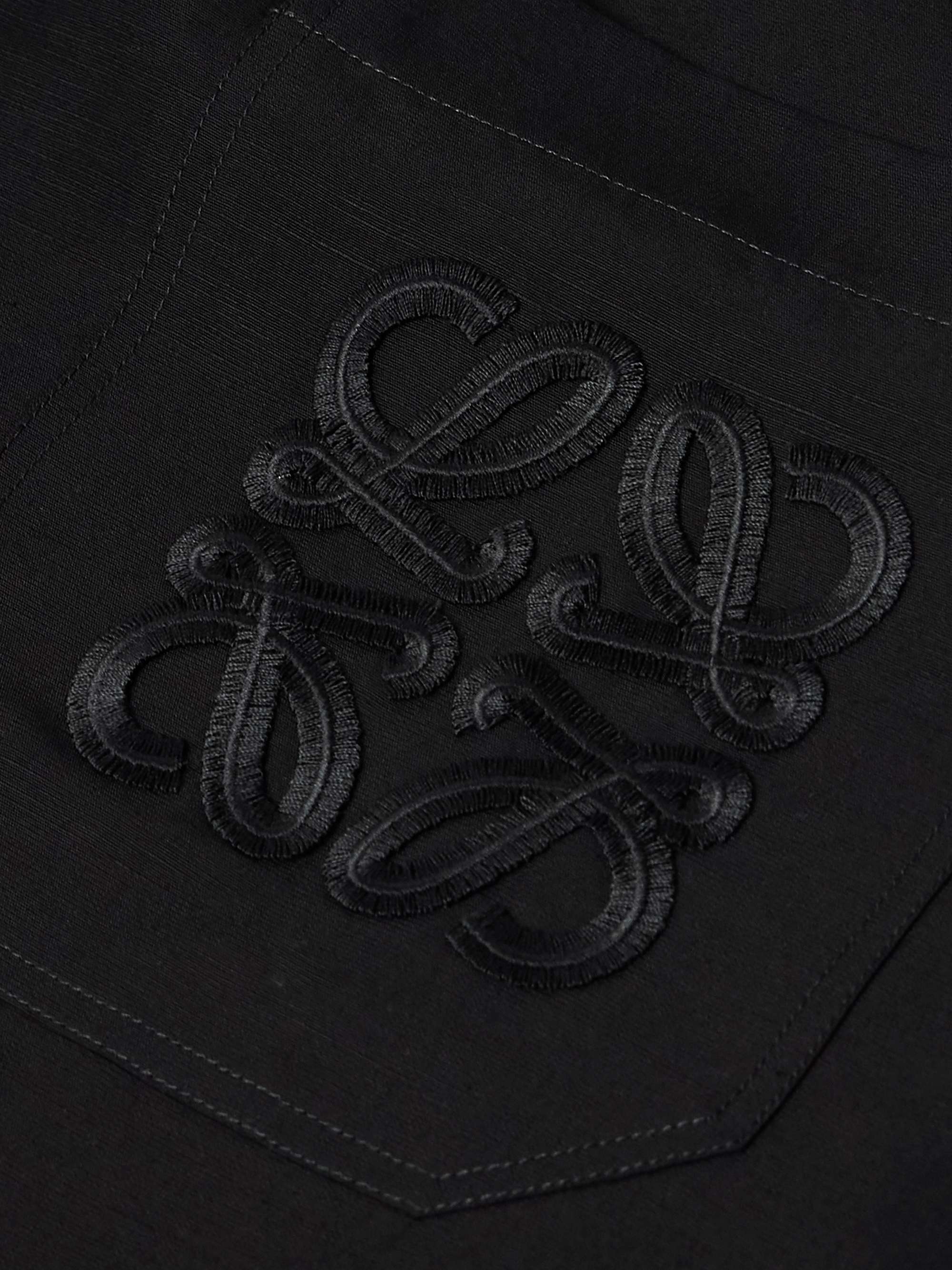 + Paula's Ibiza Logo-Embroidered Woven Shirt view